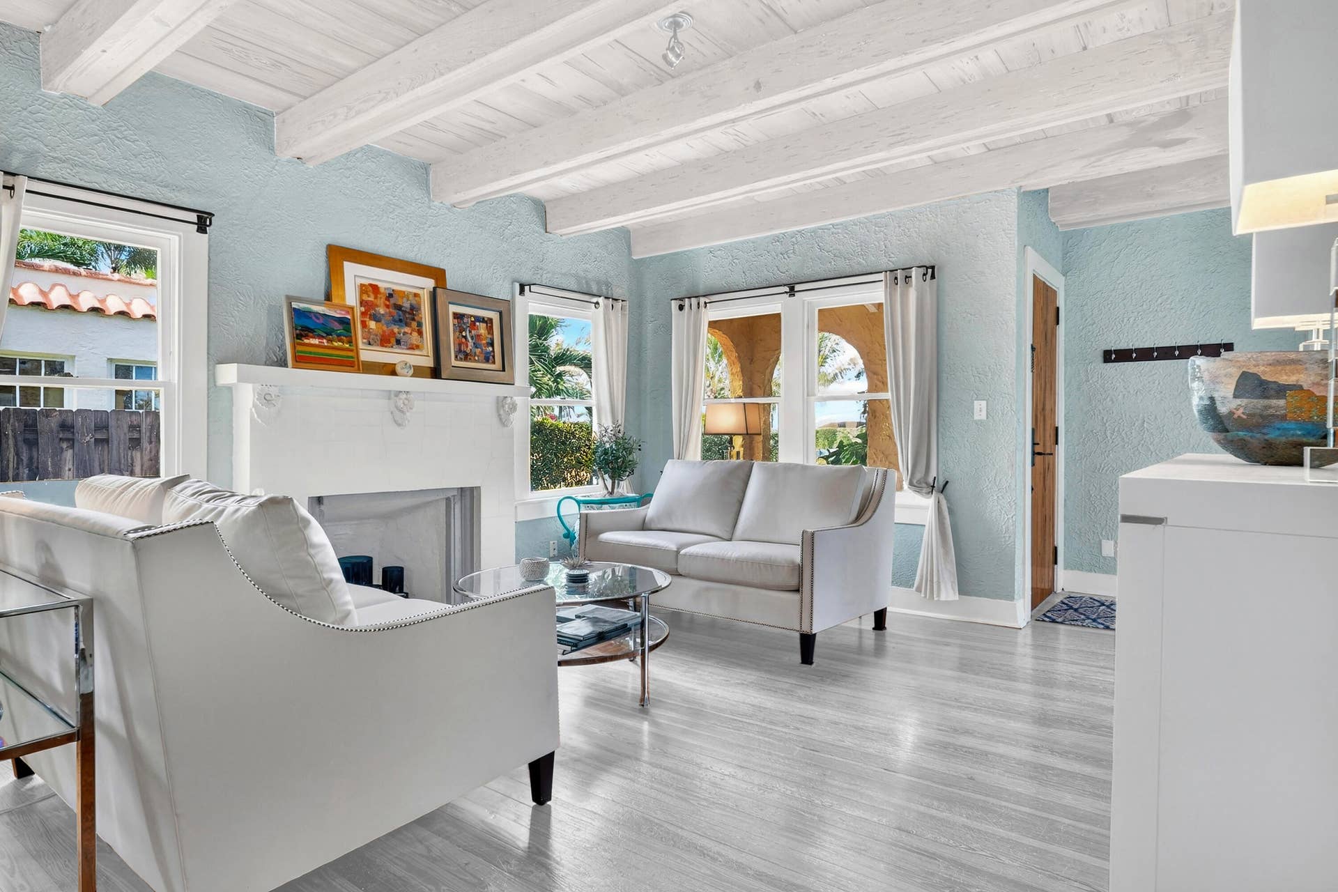 348 Plymouth Road, West Palm Beach, FL 33405 virtually painted white