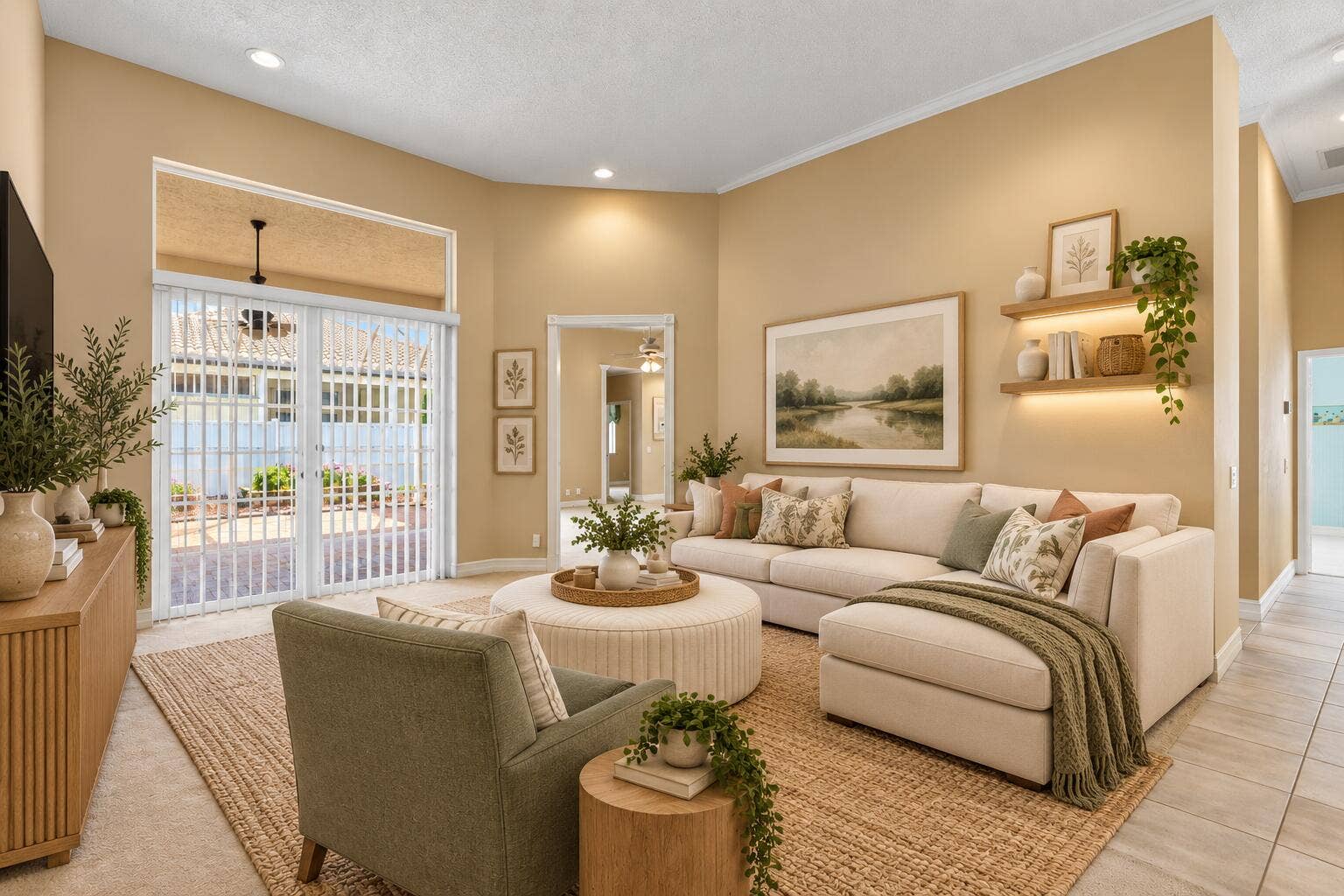 Living Room - Virtually Staged