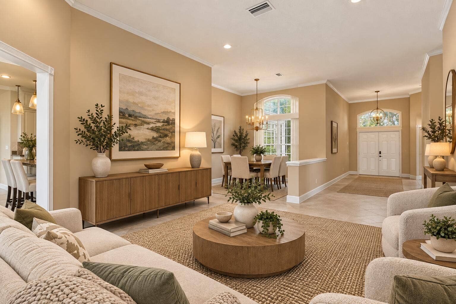 Living Room - Virtually Staged
