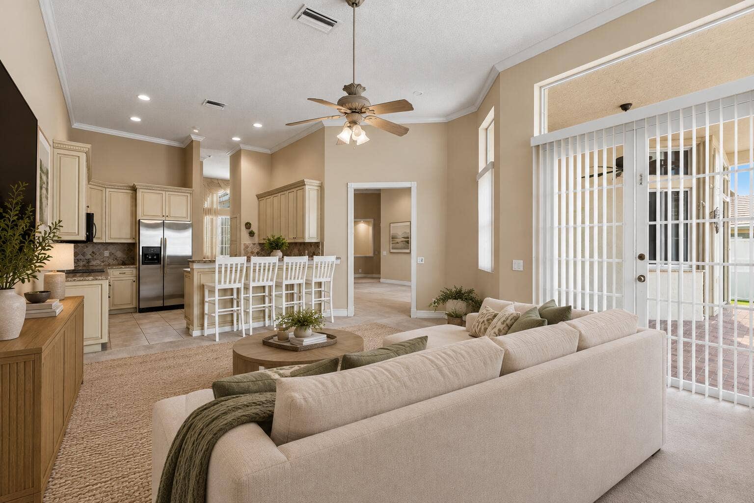Family Room- Virtually Staged