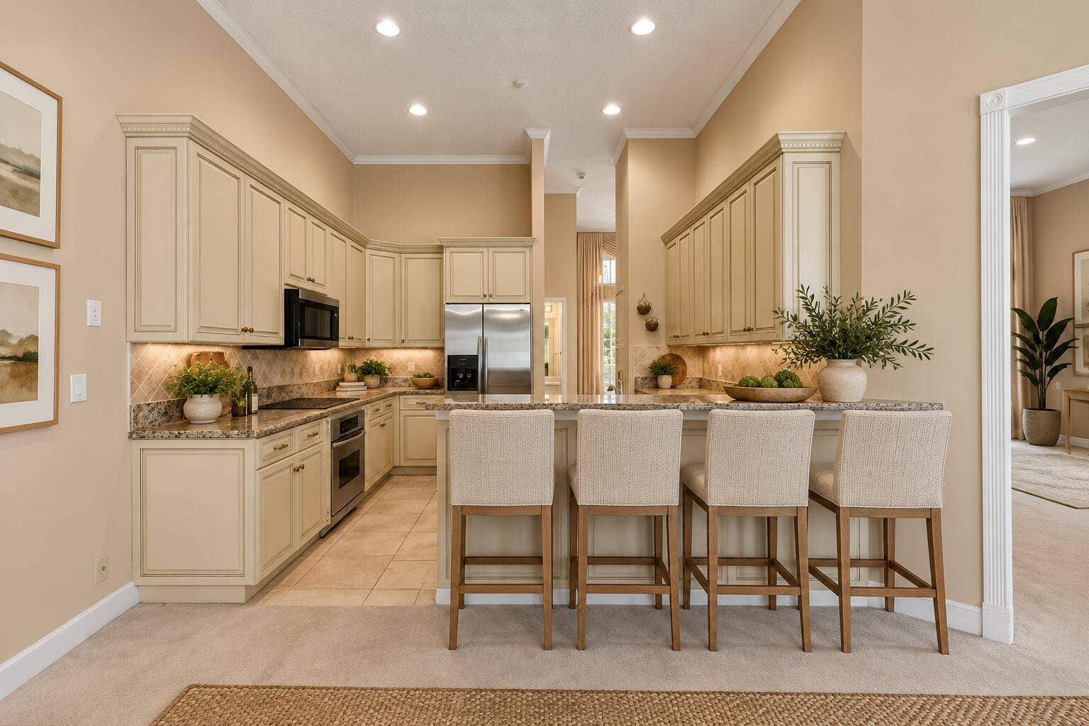 Kitchen - Virtually Staged