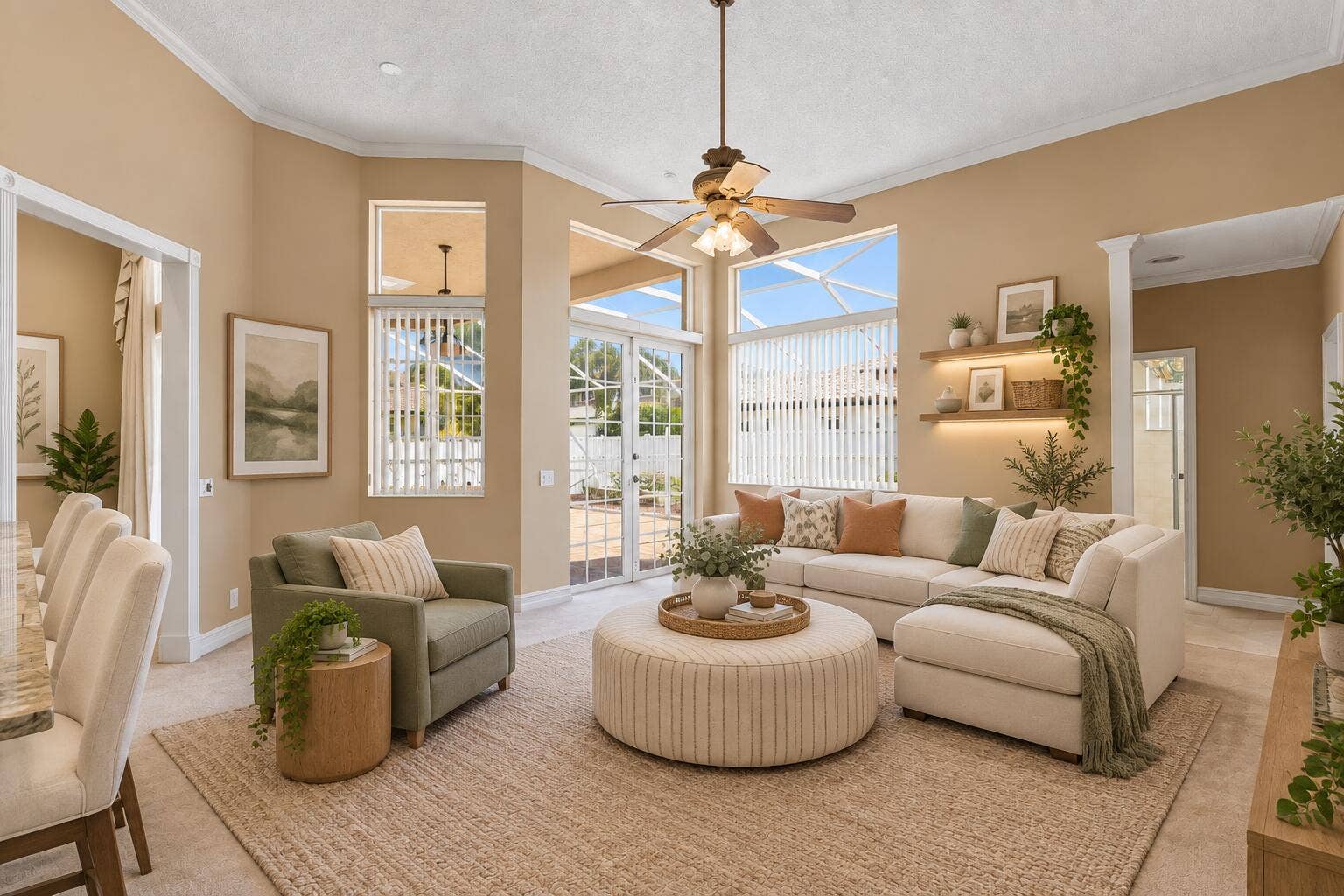 Family Room - Virtually Staged