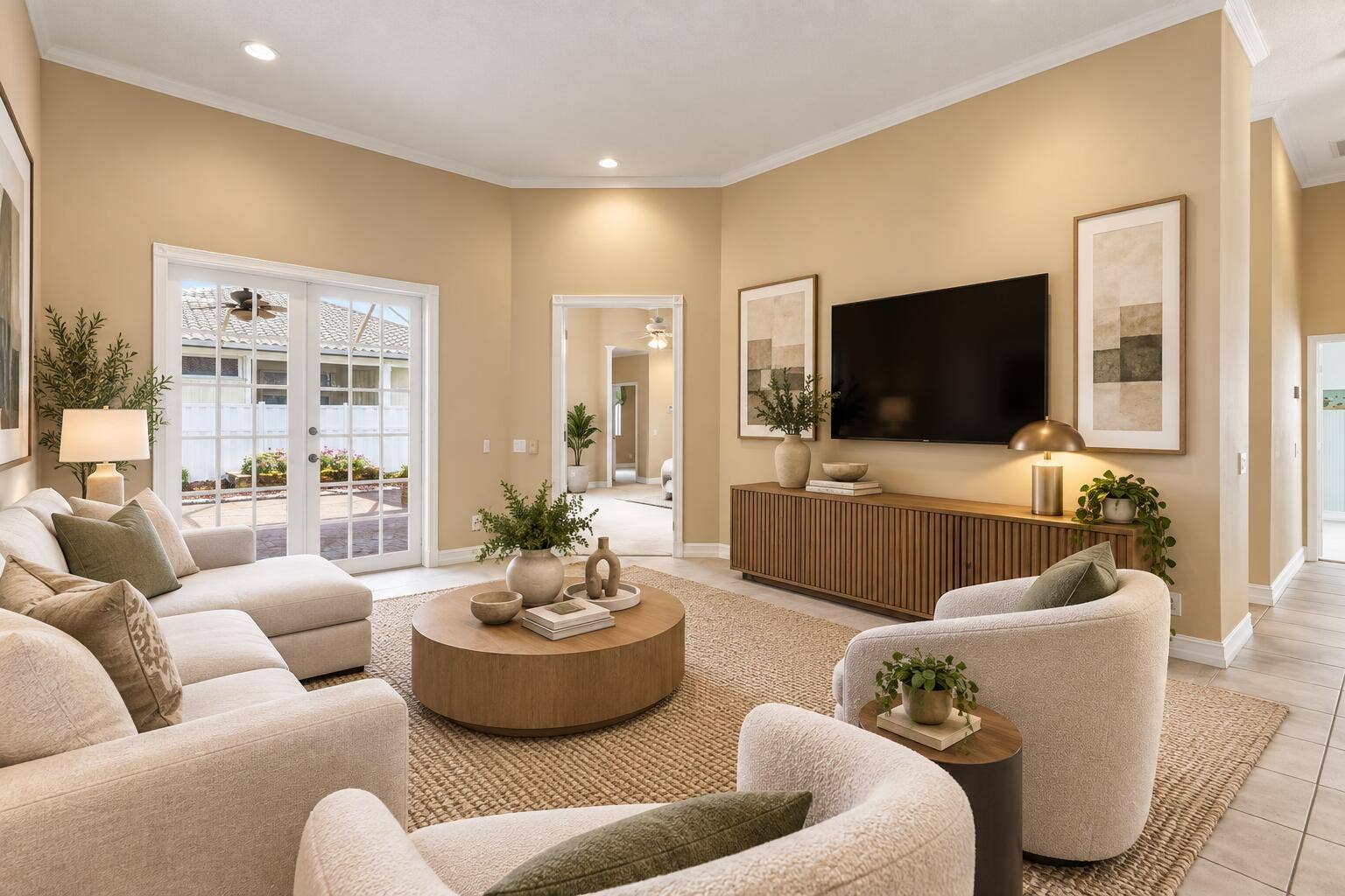 Living Room - Virtually Staged