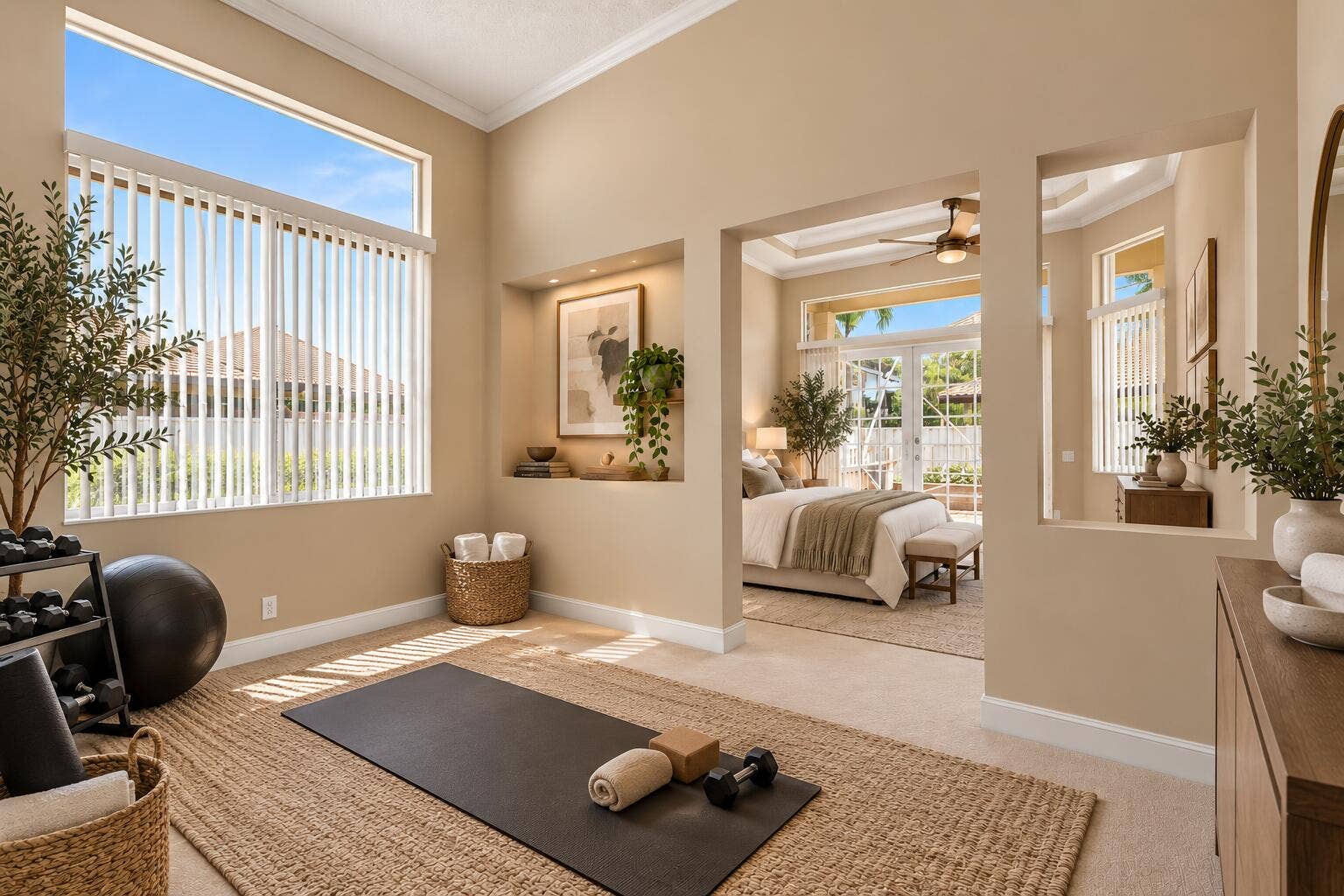 Sitting room Primary Bedroon - Virtually Staged