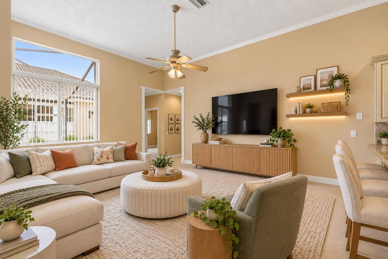 Family Room - Virtually Staged