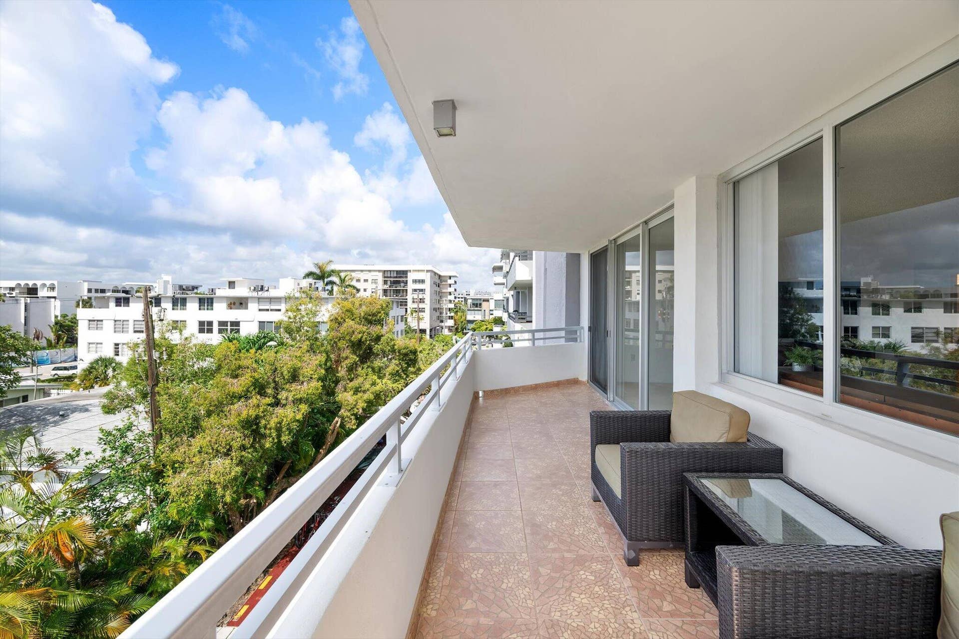 1080 94th Street, #411, Bay Harbor Islands, FL 33154 Balcony