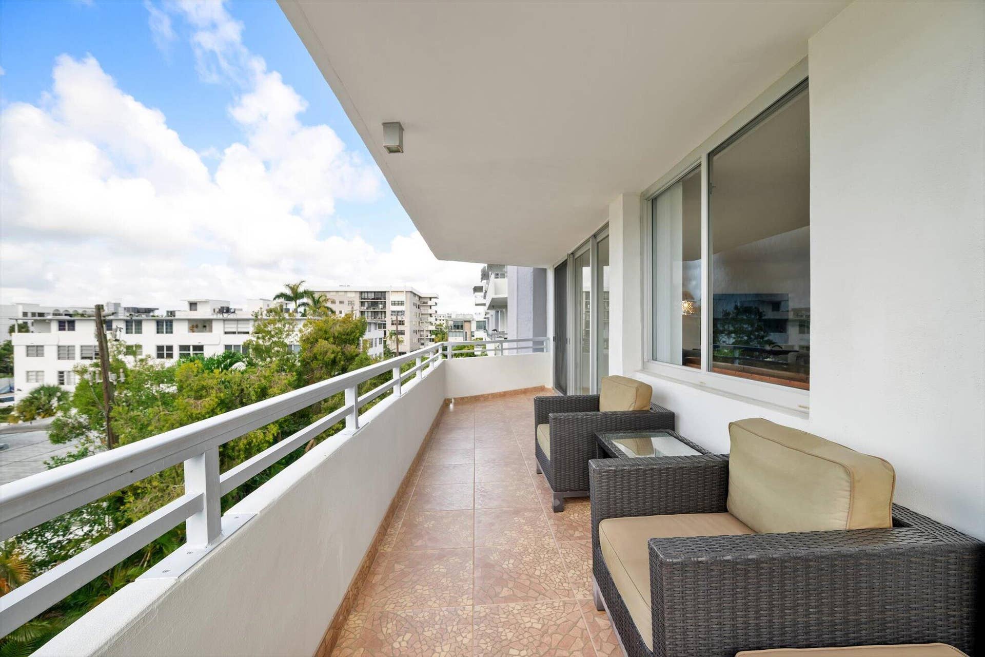 1080 94th Street, #411, Bay Harbor Islands, FL 33154 Balcony