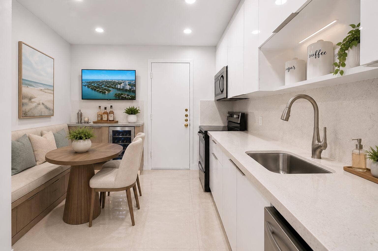 1080 94th Street, #411, Bay Harbor Islands, FL 33154 Virtually enhanced/staged