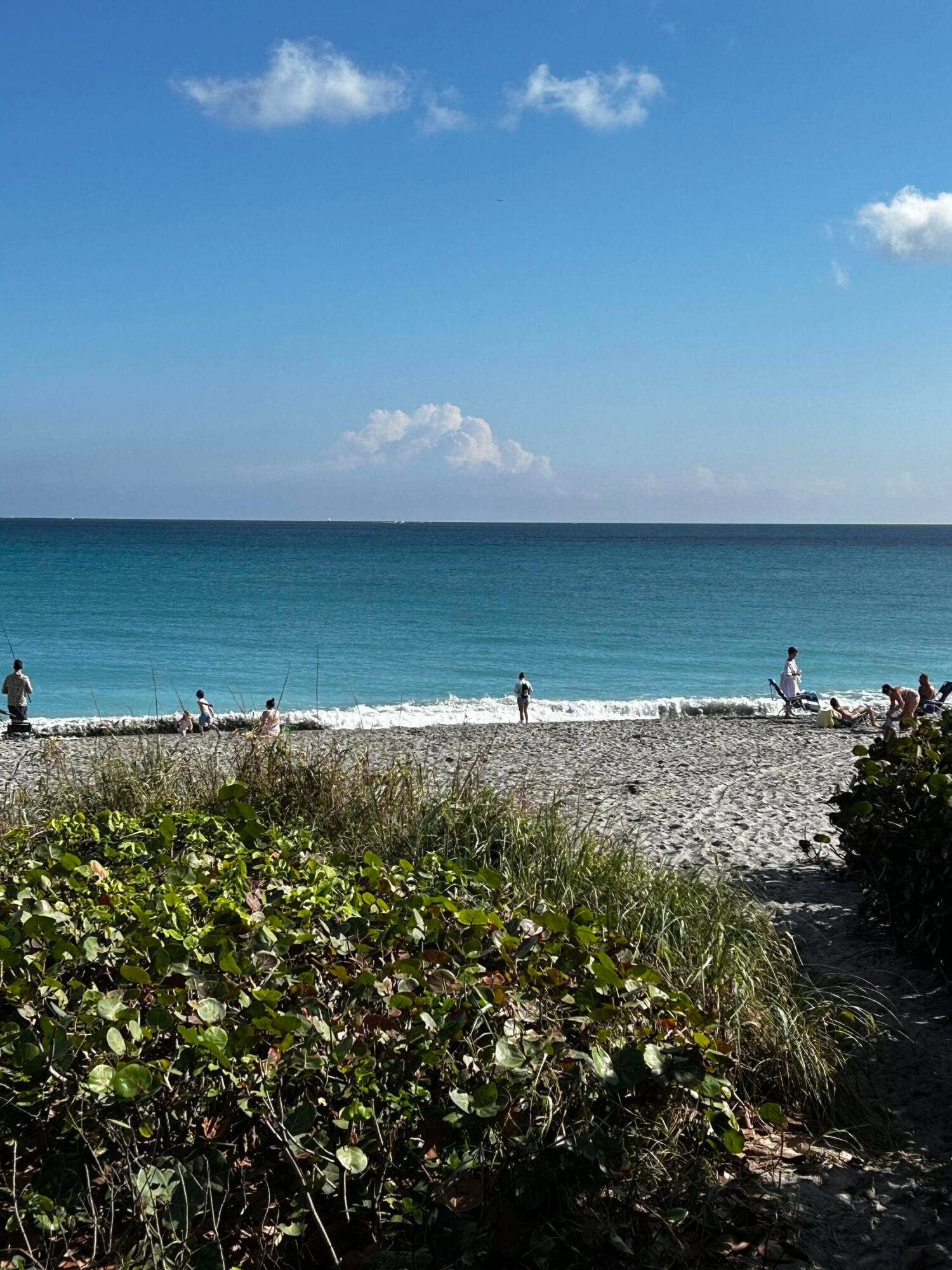 Juno Beach is 5 miles away
