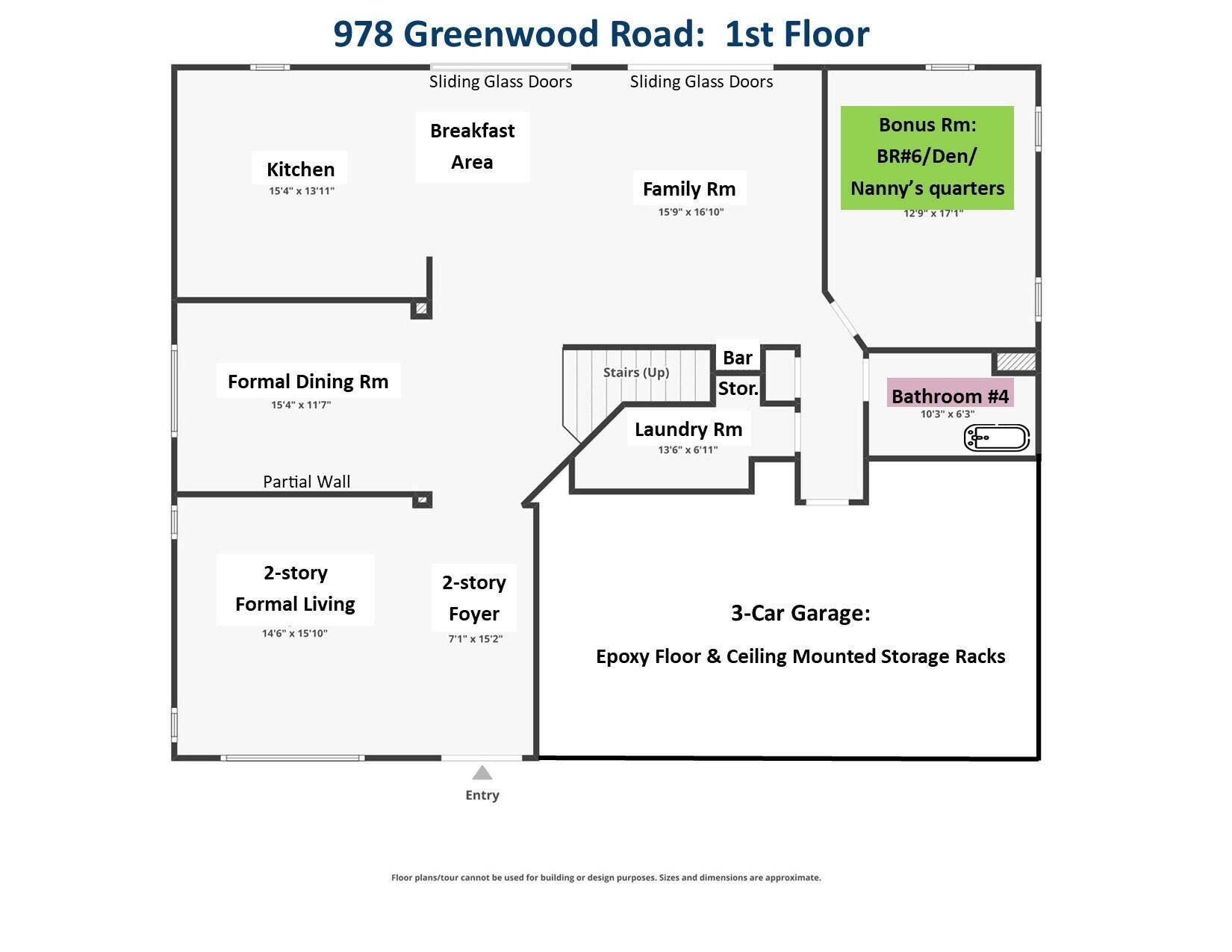 978 Greenwood 1st Floor Plan