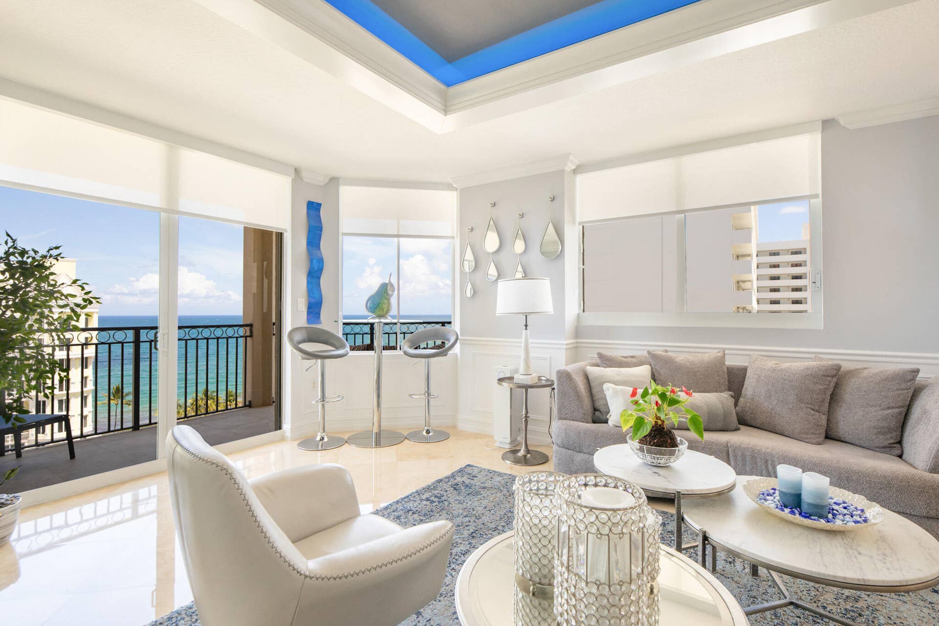 2001 N Ocean Boulevard, #Apt 1201, Fort Lauderdale, FL 33305 Living room