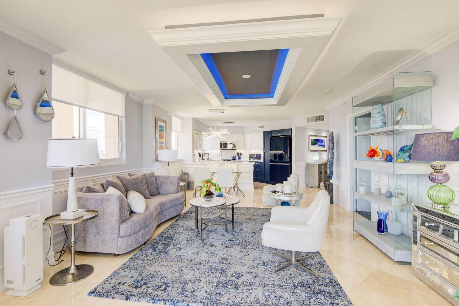 2001 N Ocean Boulevard, #Apt 1201, Fort Lauderdale, FL 33305 Living room