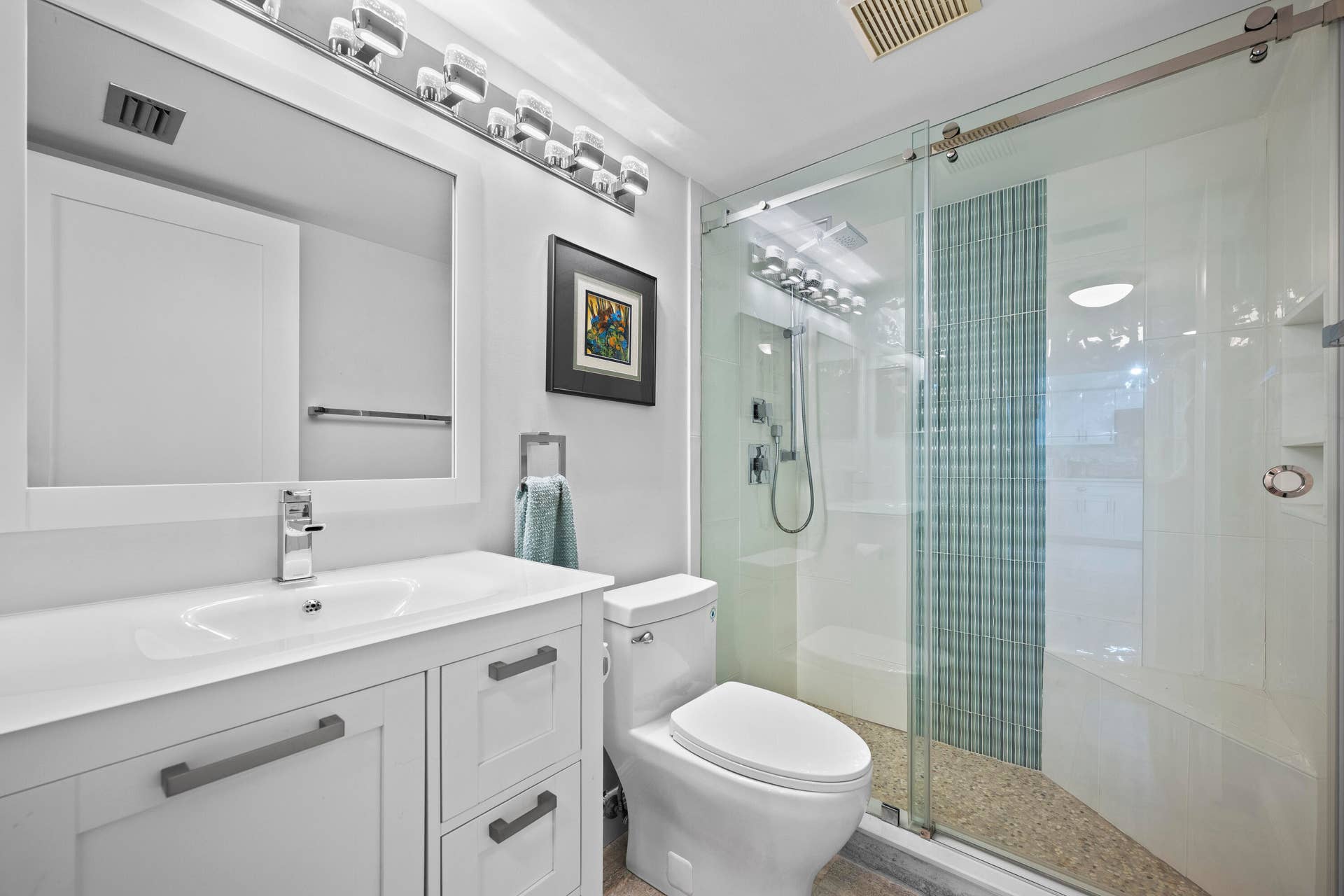 Modernized Guest Bathroom