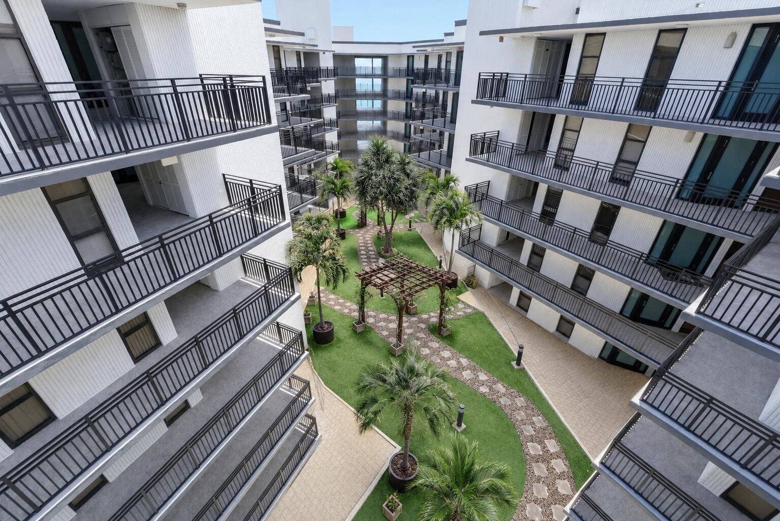 1167 Hillsboro Mile, #707, Hillsboro Beach, FL 33062 Atrium render