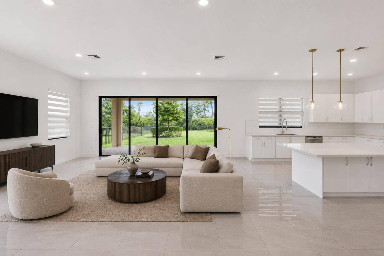 12745 Bayside Court, Parkland, FL 33076 Virtually staged family room