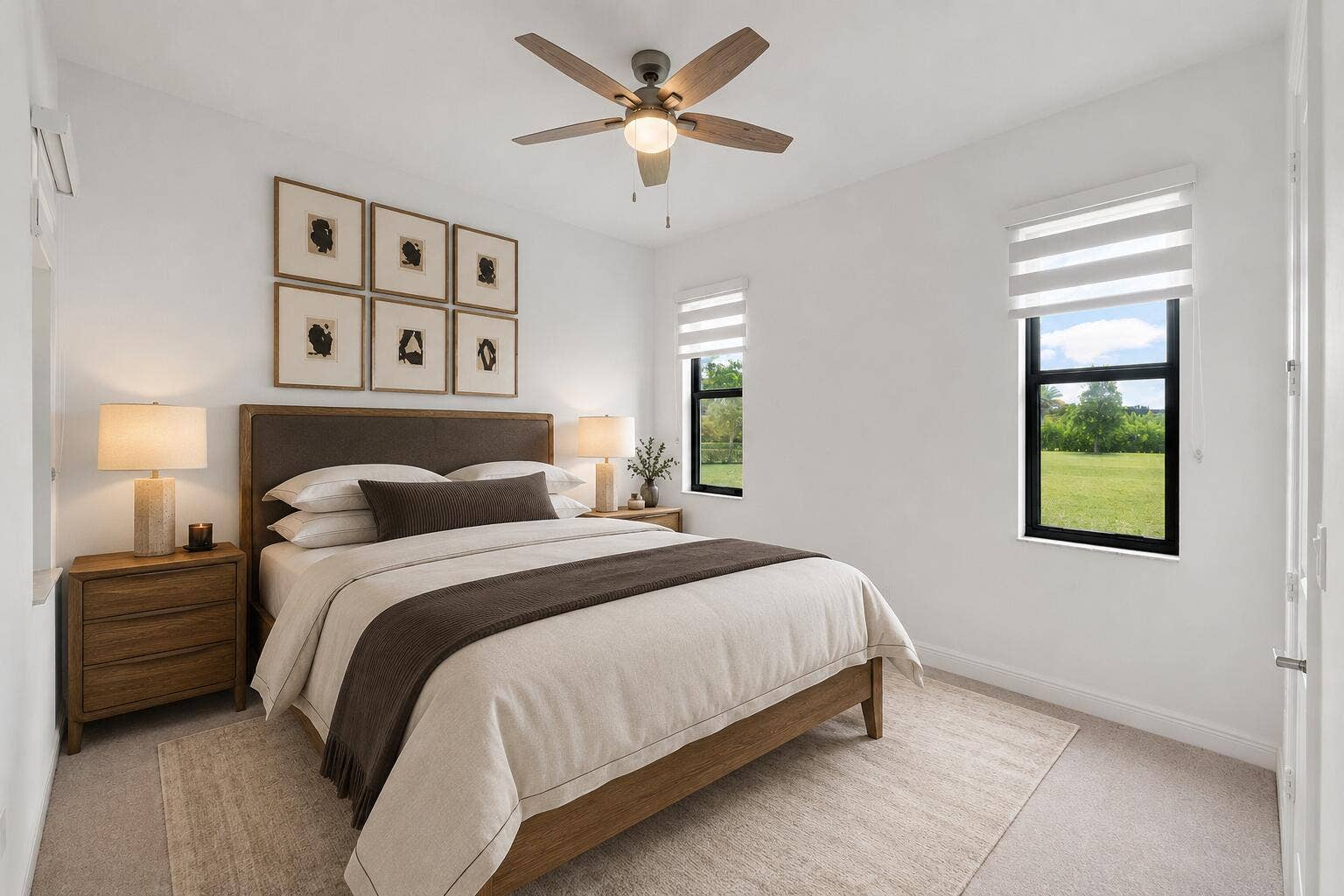 12745 Bayside Court, Parkland, FL 33076 Virtually staged 1st floor bedroom