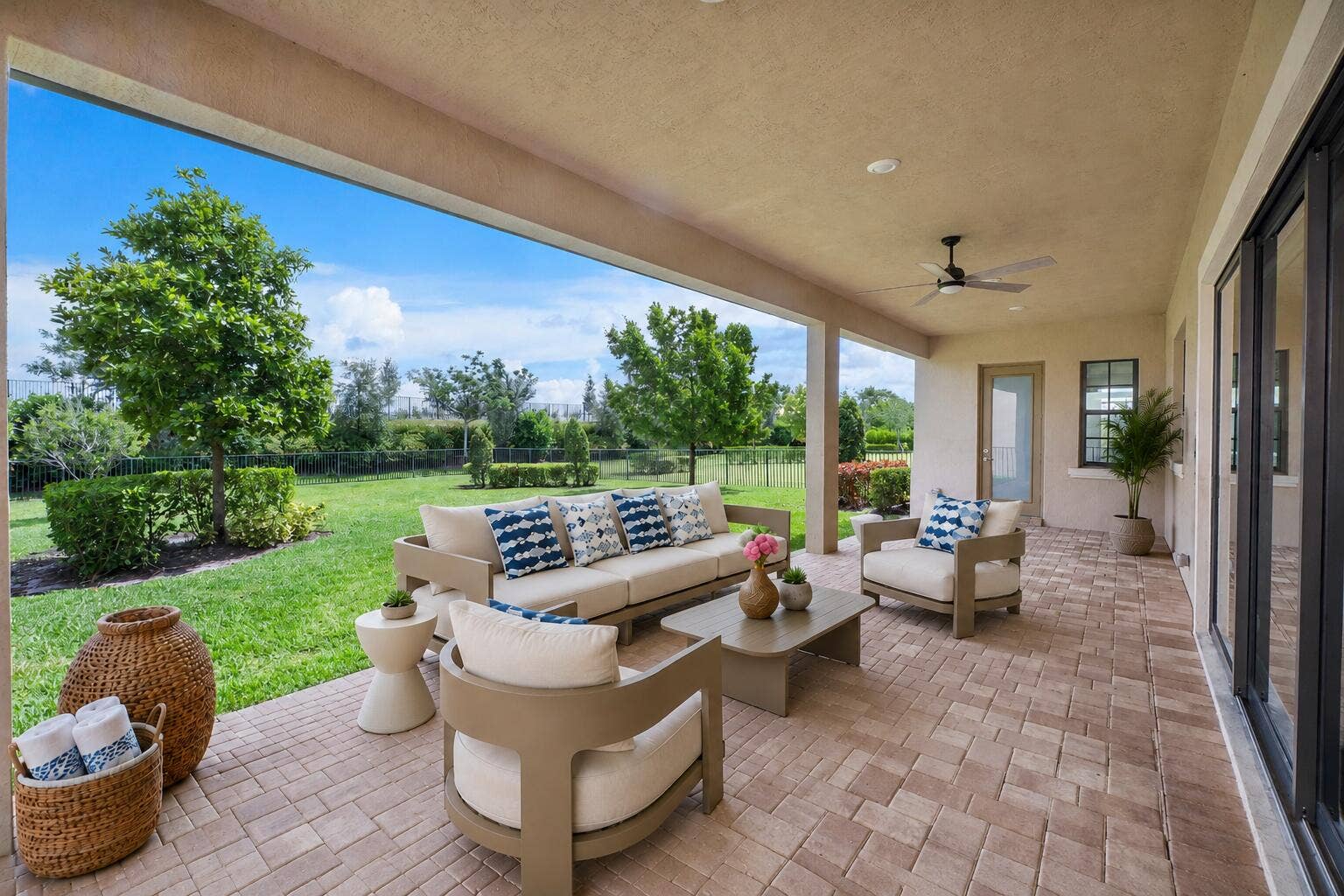 12745 Bayside Court, Parkland, FL 33076 Virtually staged terrace