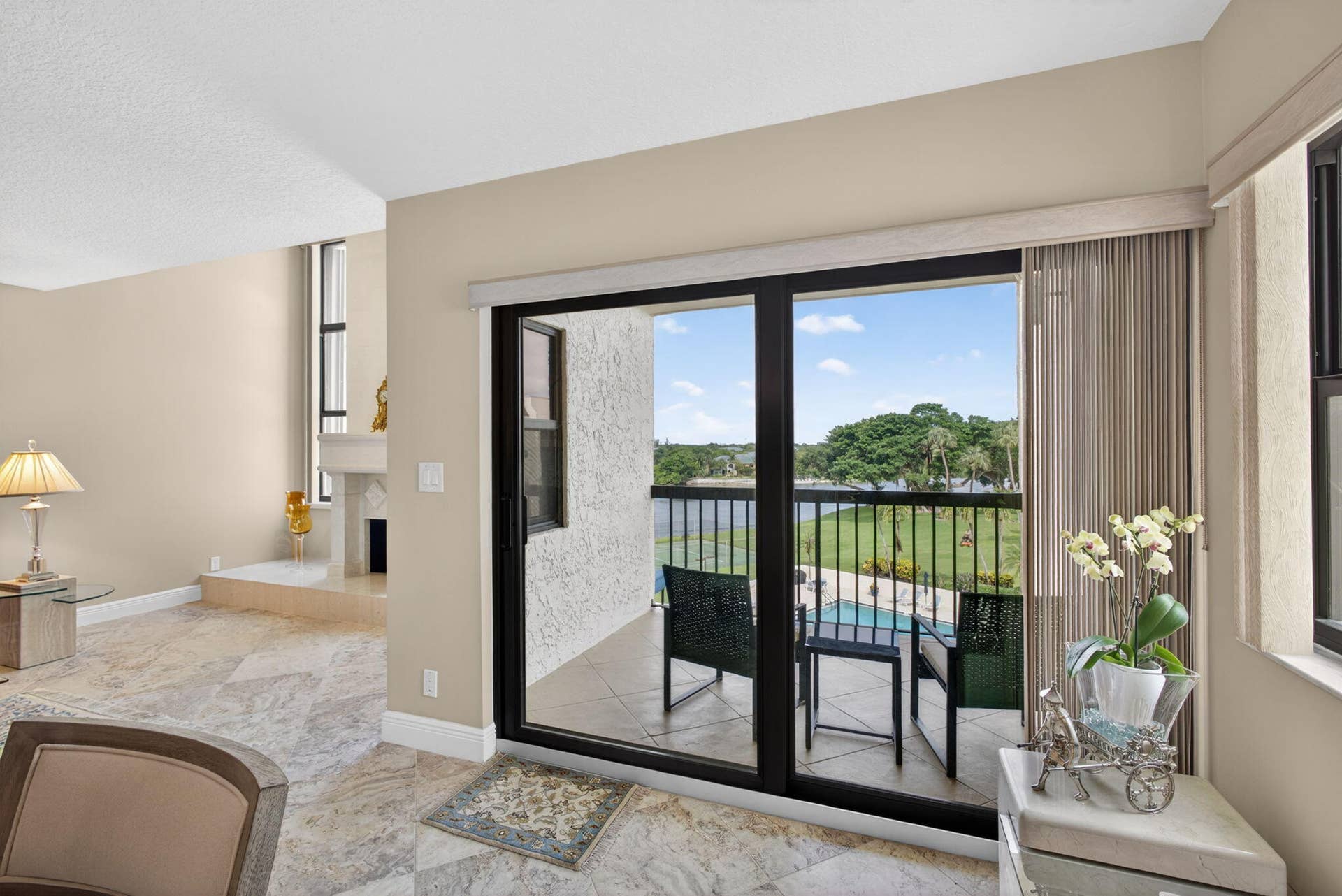 364 Golfview Road, #506, North Palm Beach, FL 33408 Patio off Living Room