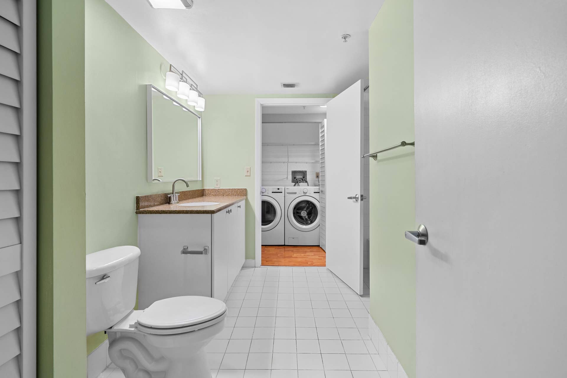 3020 NE 32nd Avenue, #710, Fort Lauderdale, FL 33311 Laundry Closet, off the bathroom.