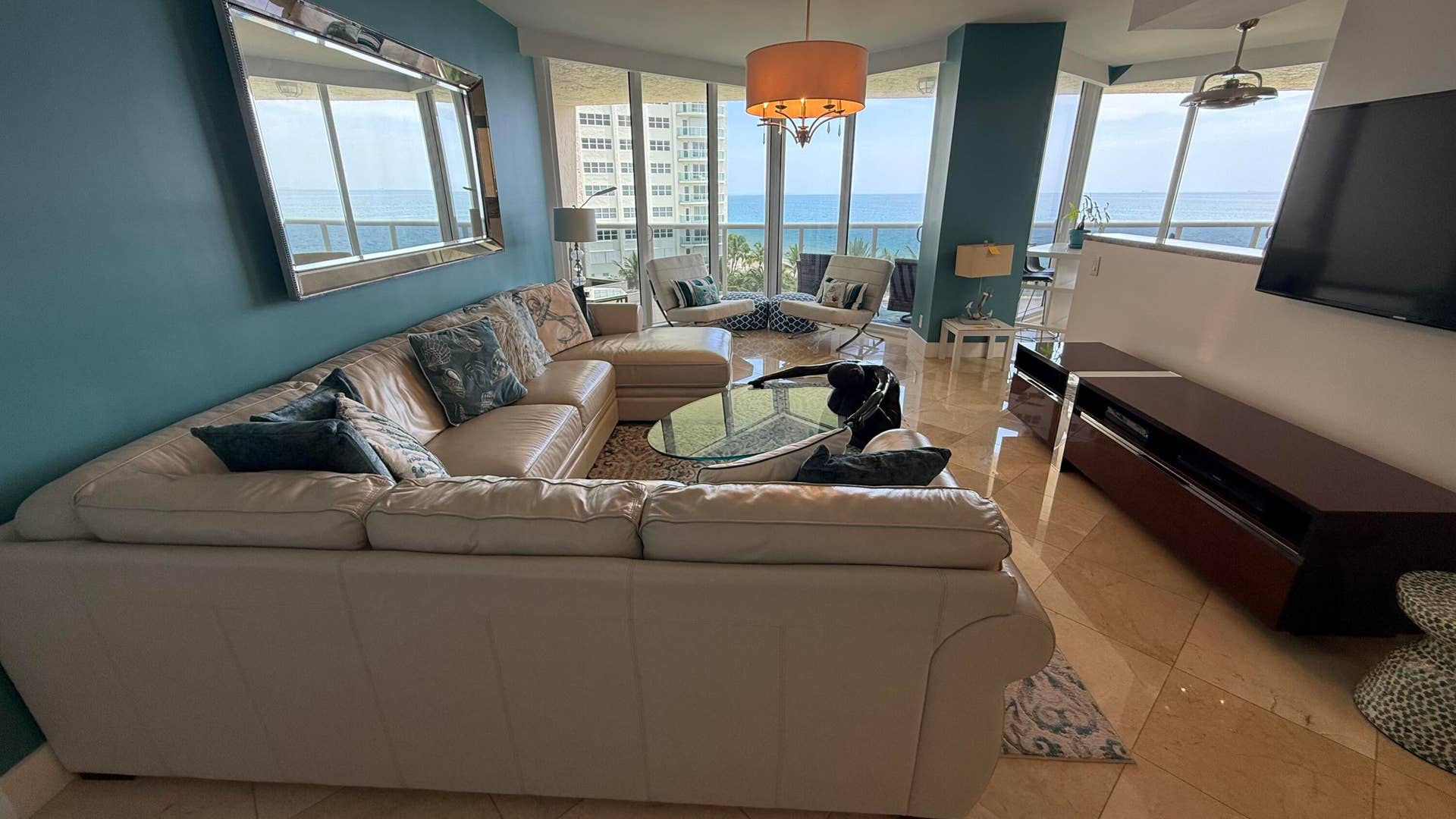 3200 N Ocean Boulevard, #605, Fort Lauderdale, FL 33308 Living Room