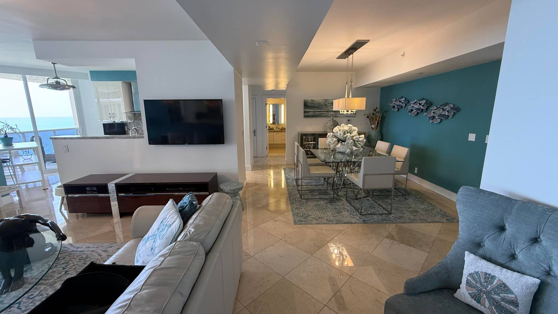 3200 N Ocean Boulevard, #605, Fort Lauderdale, FL 33308 Living /Dinning Room
