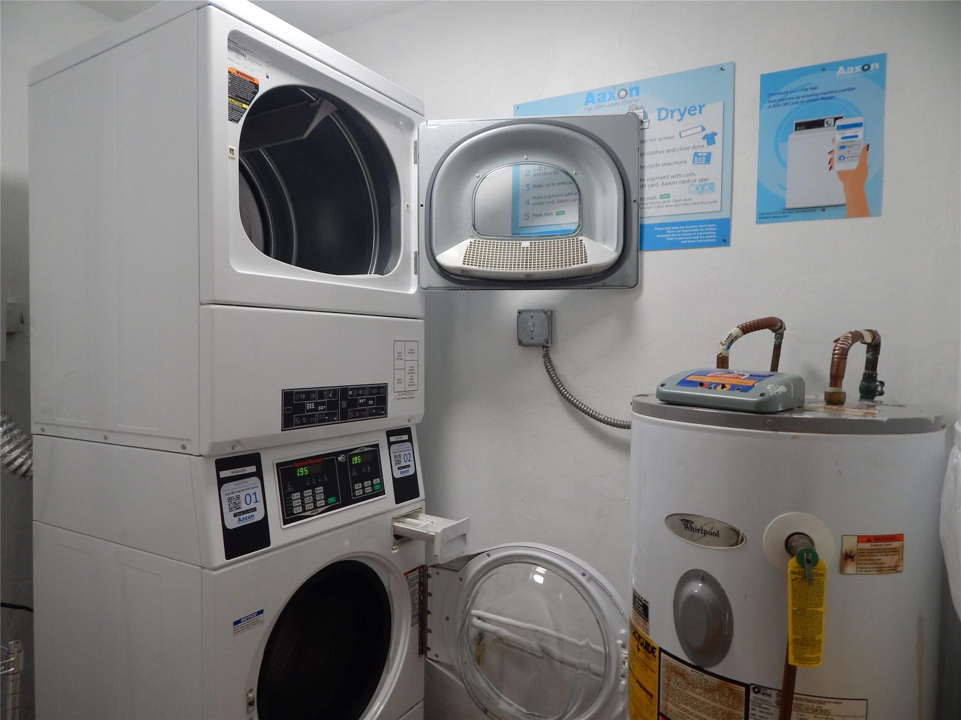 laundry just across the hall