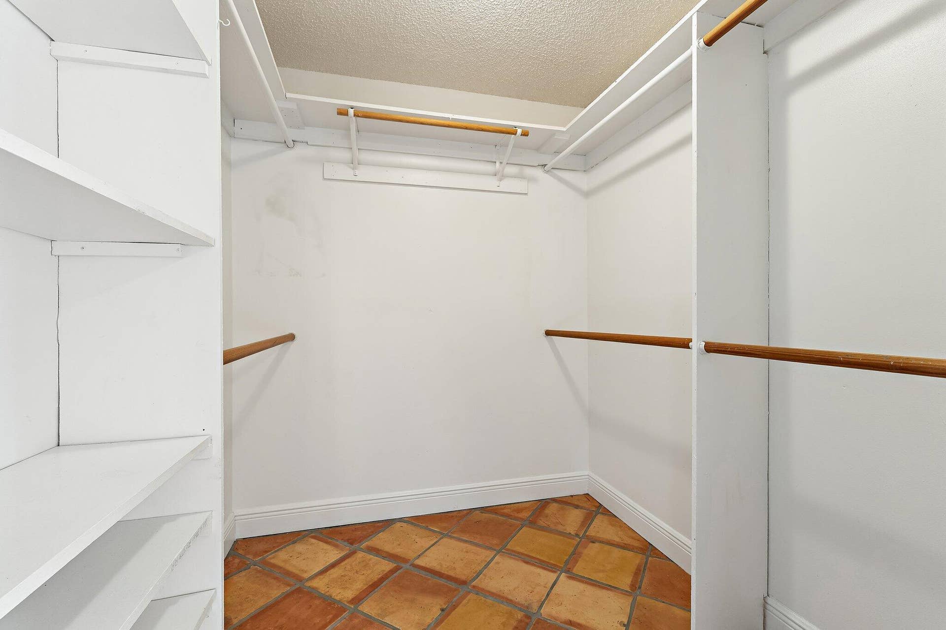 Master walk in closet