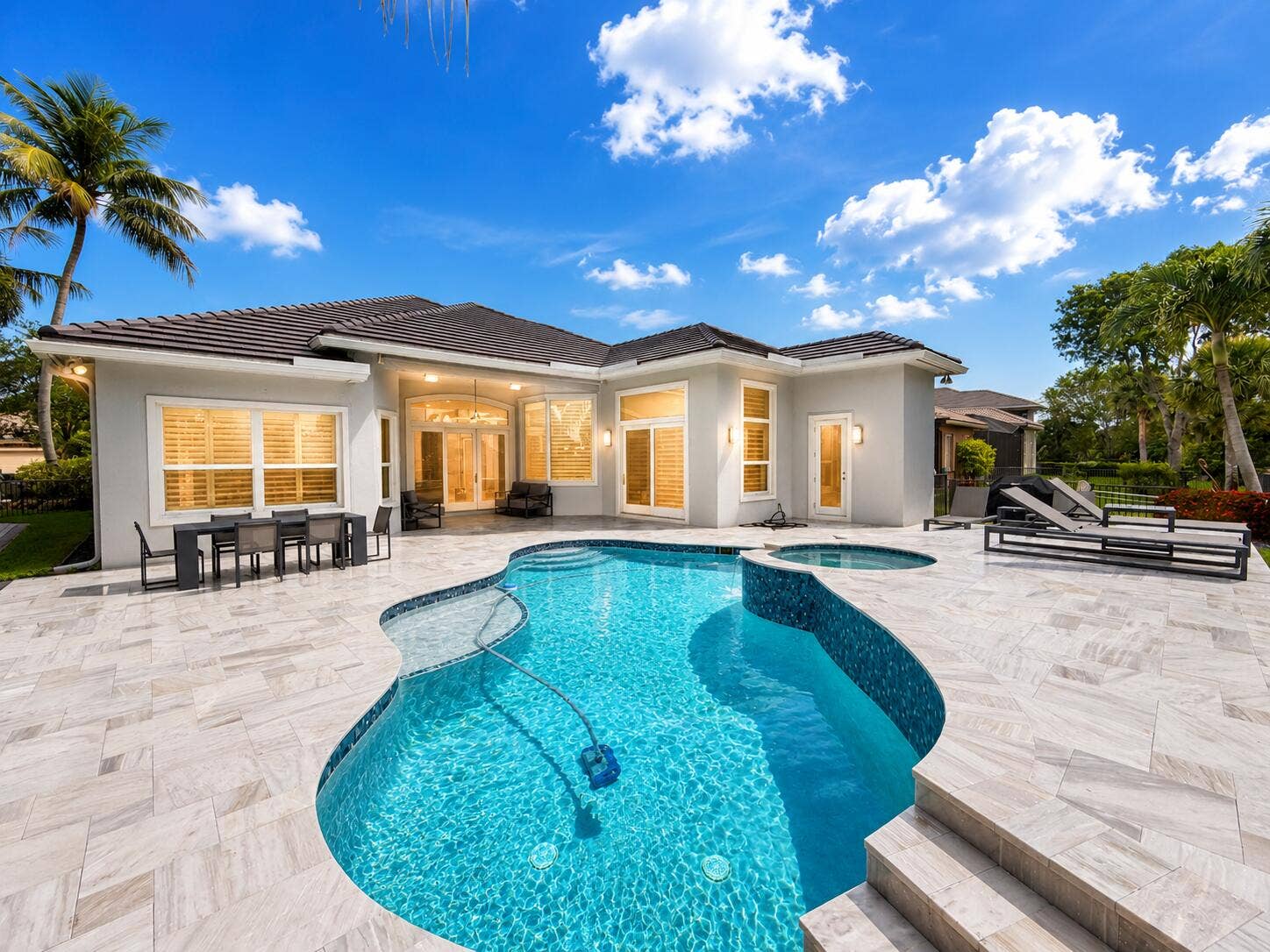 back pool house