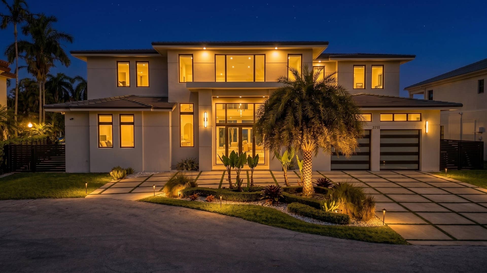 3711 NE 30th Avenue, Lighthouse Point, FL 33064 drone-1-Night