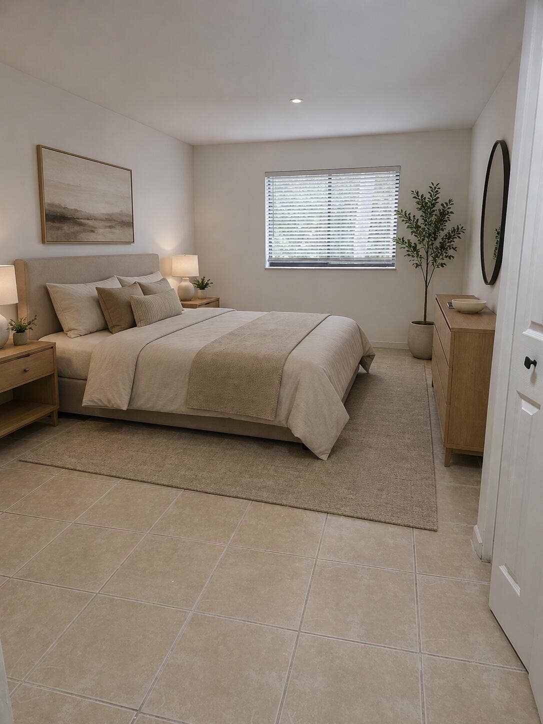 Master bedroom. Virtually Staging .