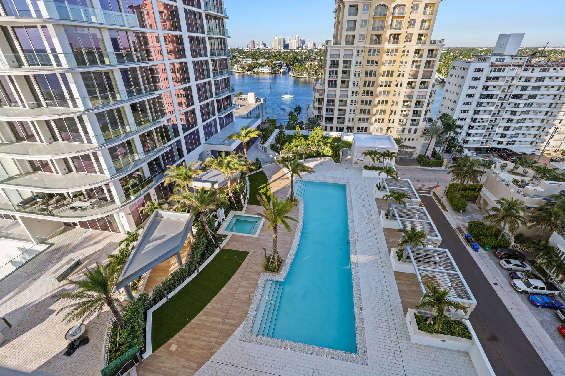 151 N Seabreeze Boulevard, #903, Fort Lauderdale, FL 33304 Lap Pool View