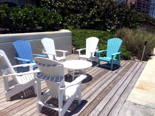 5070 N Ocean Drive, #23c, Riviera Beach, Singer Island, FL 33404 patio by ocean walk