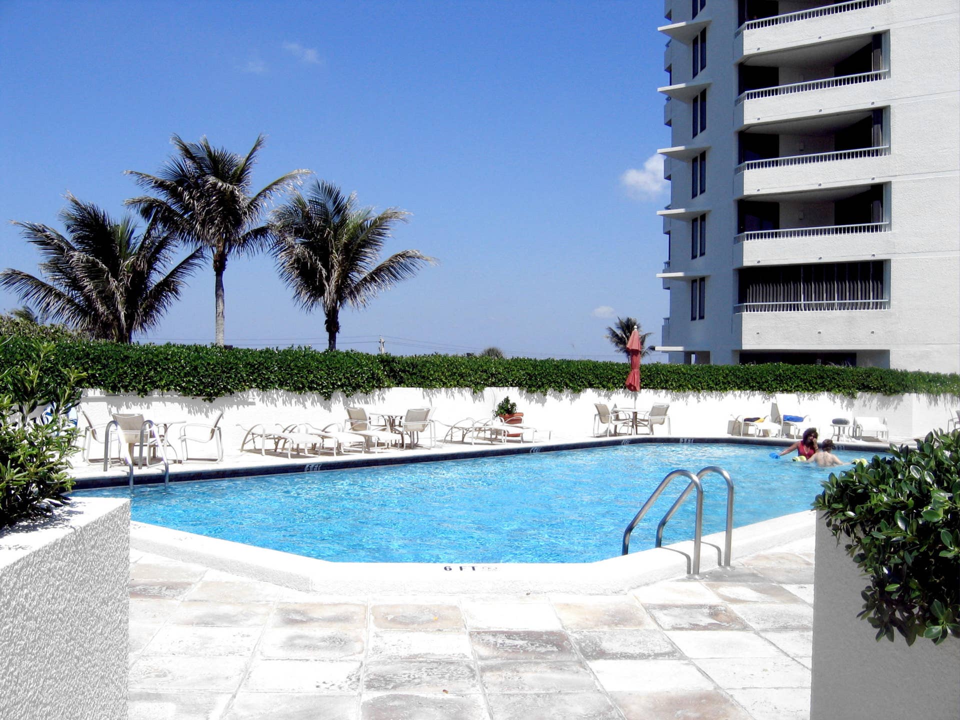 5070 N Ocean Drive, #23c, Riviera Beach, Singer Island, FL 33404 north pool