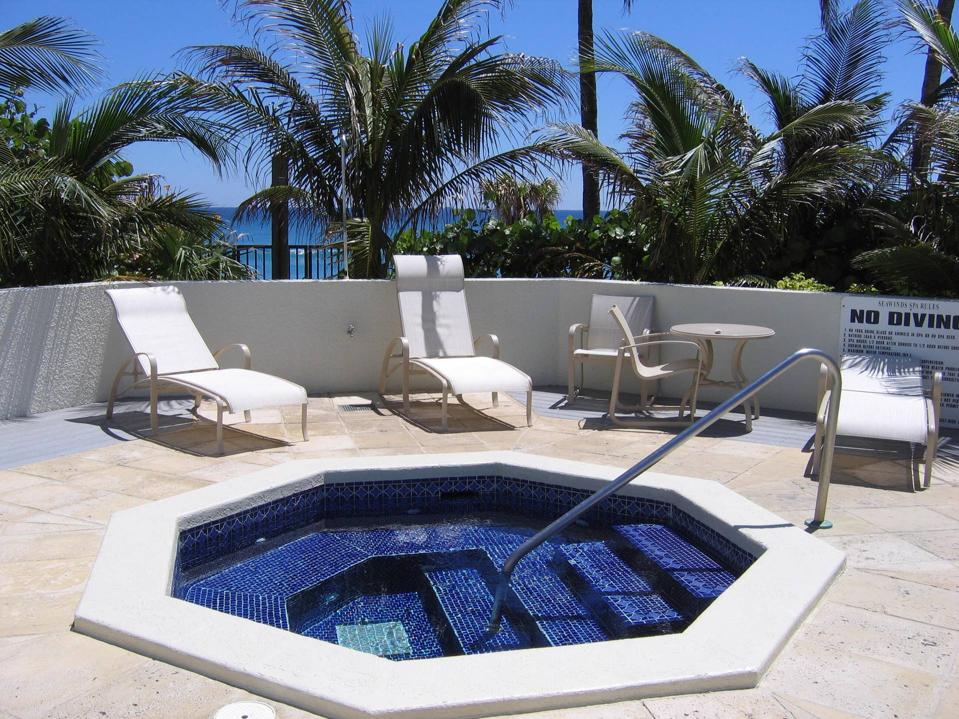 5070 N Ocean Drive, #23c, Riviera Beach, Singer Island, FL 33404 hot tub