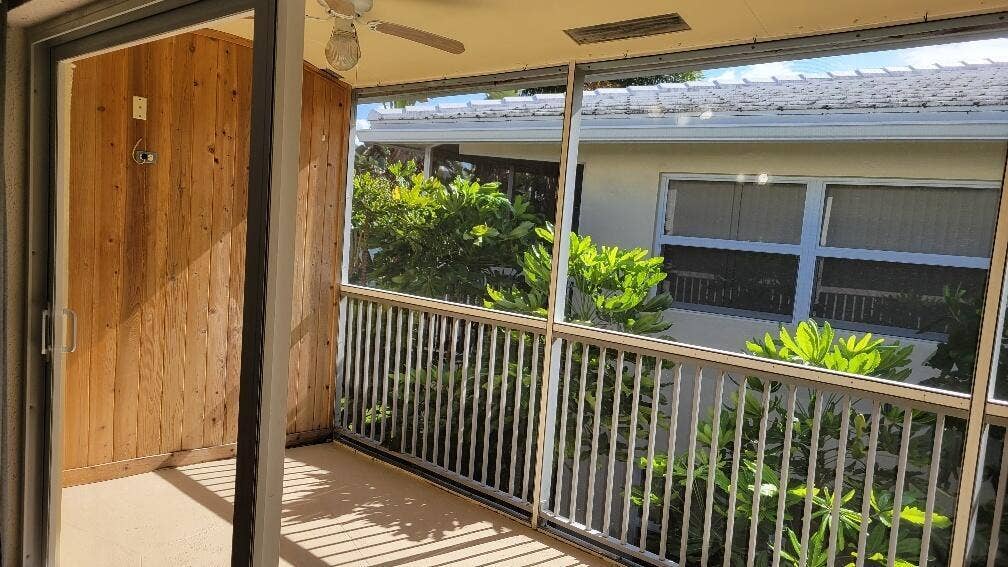 Screened porch a