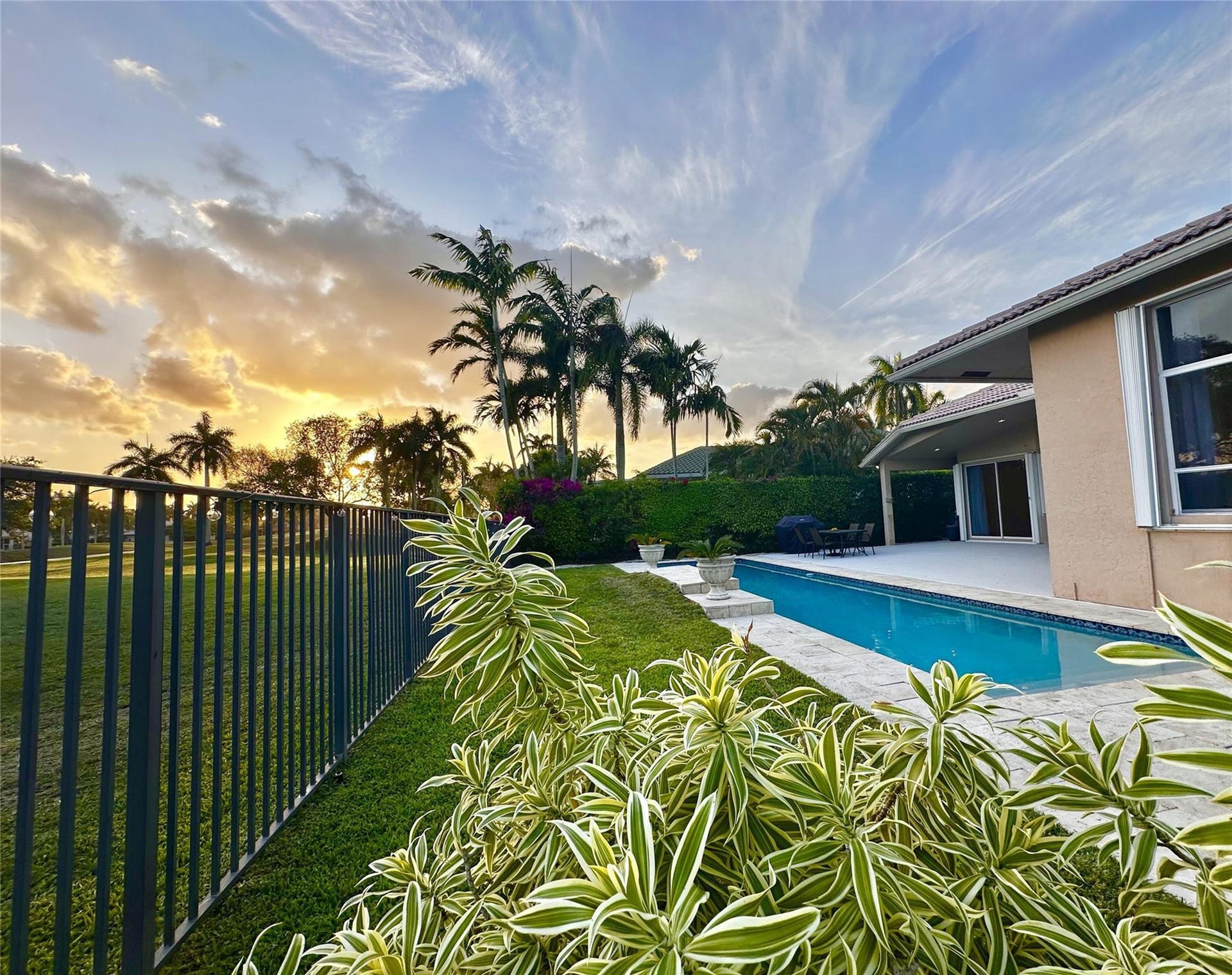 2491 Eagle Run Drive, Weston, FL 33327 Enjoy the most spectacular sunsets over the golf course!