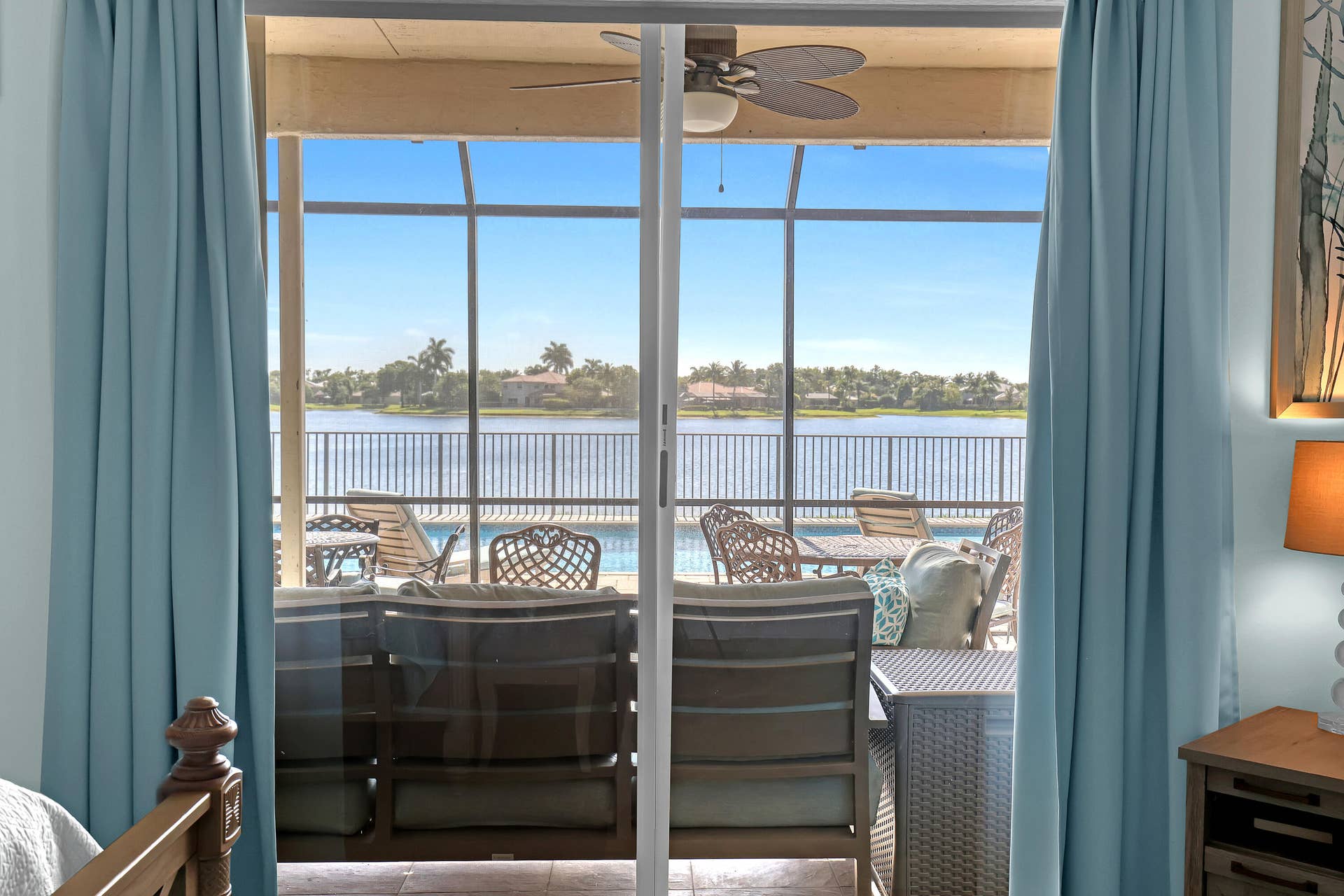 1436 Stonehaven Estates Drive, West Palm Beach, FL 33411 Lake view from Primary suite