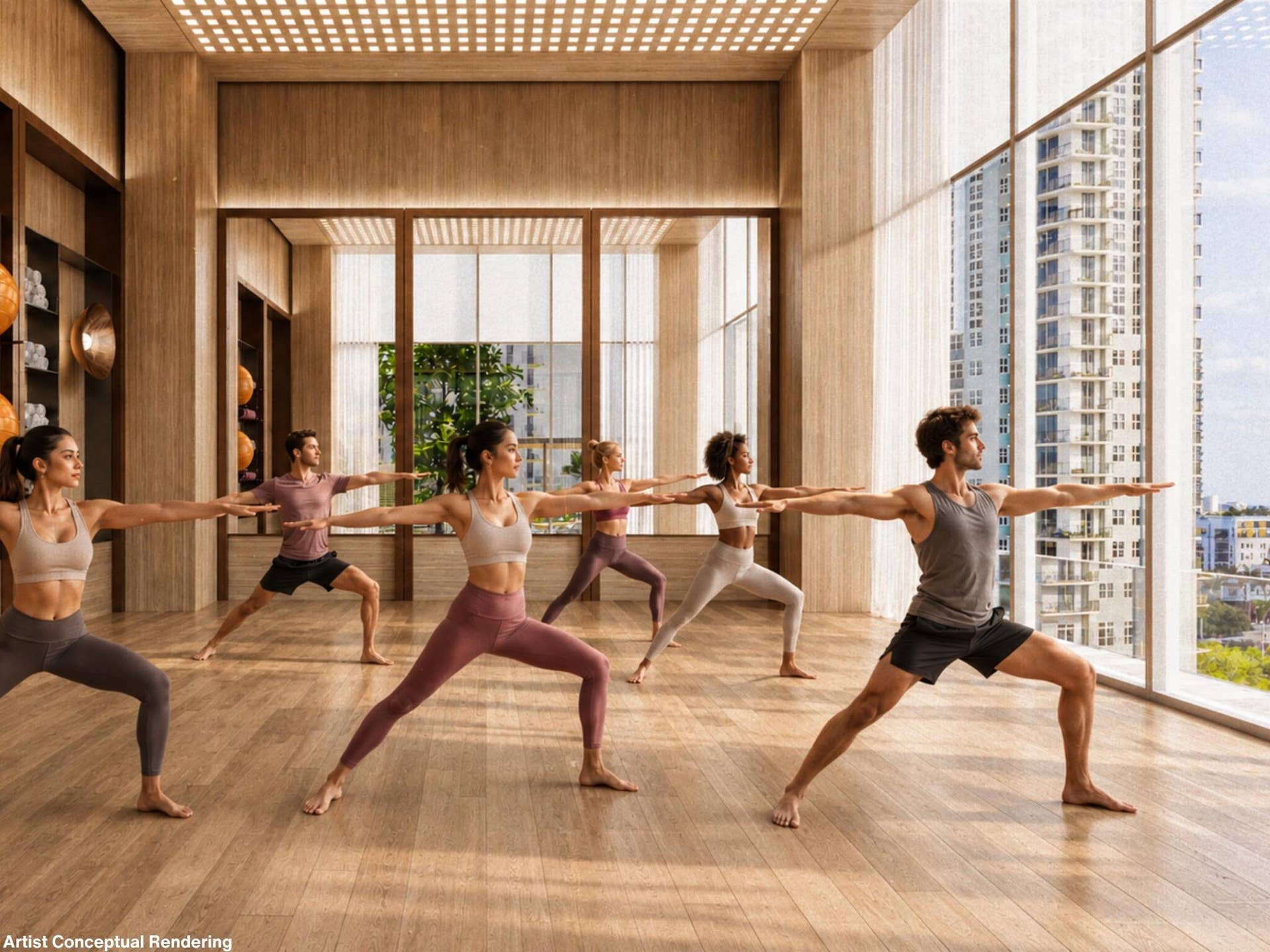 300 NE 3rd Avenue, #2703s, Fort Lauderdale, FL 33301 Resident Yoga Studio