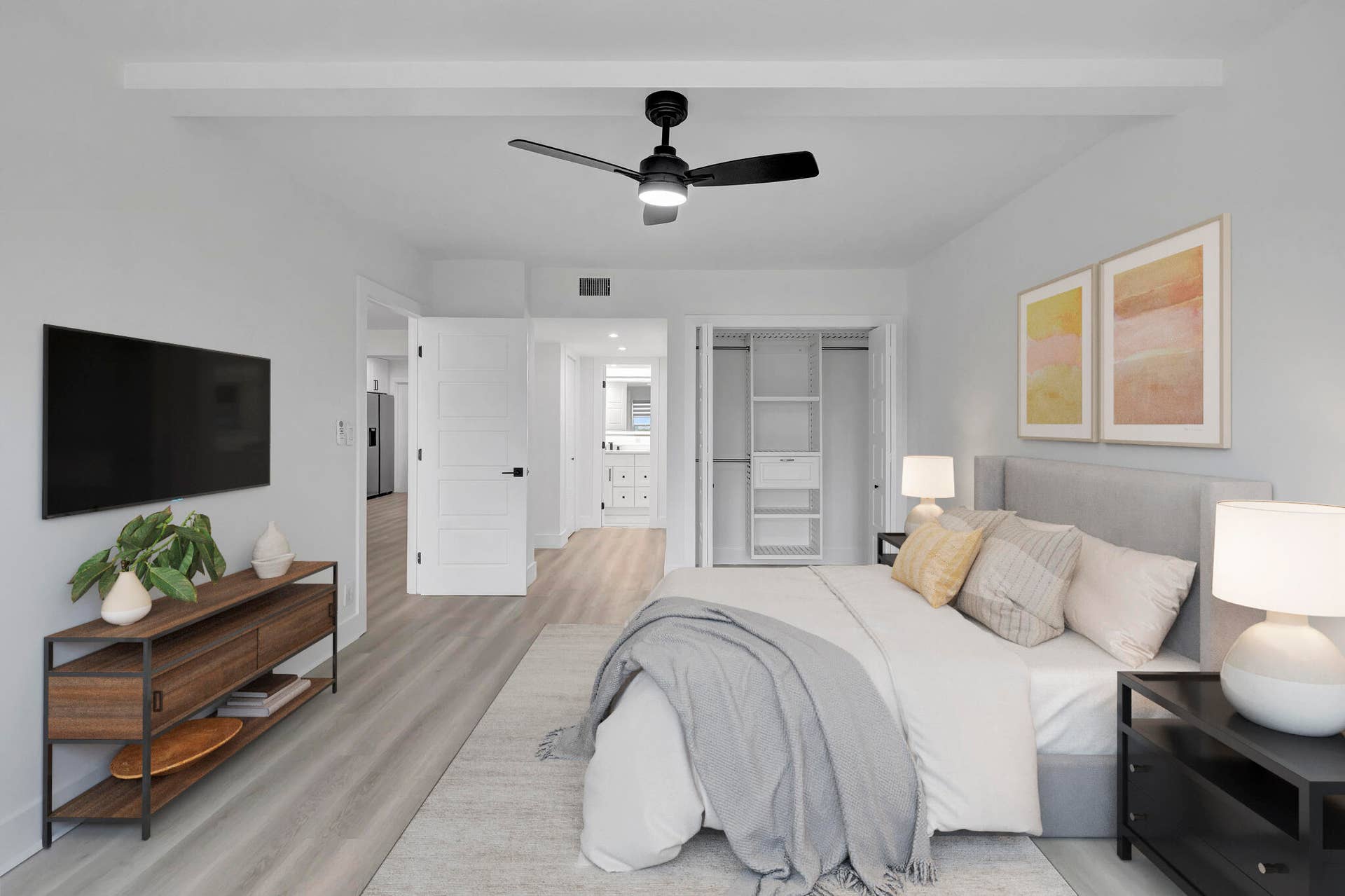 3050 N Palm Aire Drive, #704, Pompano Beach, Pompano Beach, FL 33069 Bedroom virtually staged