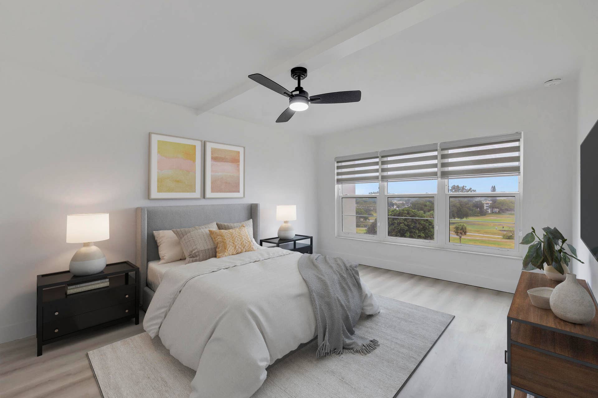 3050 N Palm Aire Drive, #704, Pompano Beach, Pompano Beach, FL 33069 Bedroom virtually staged