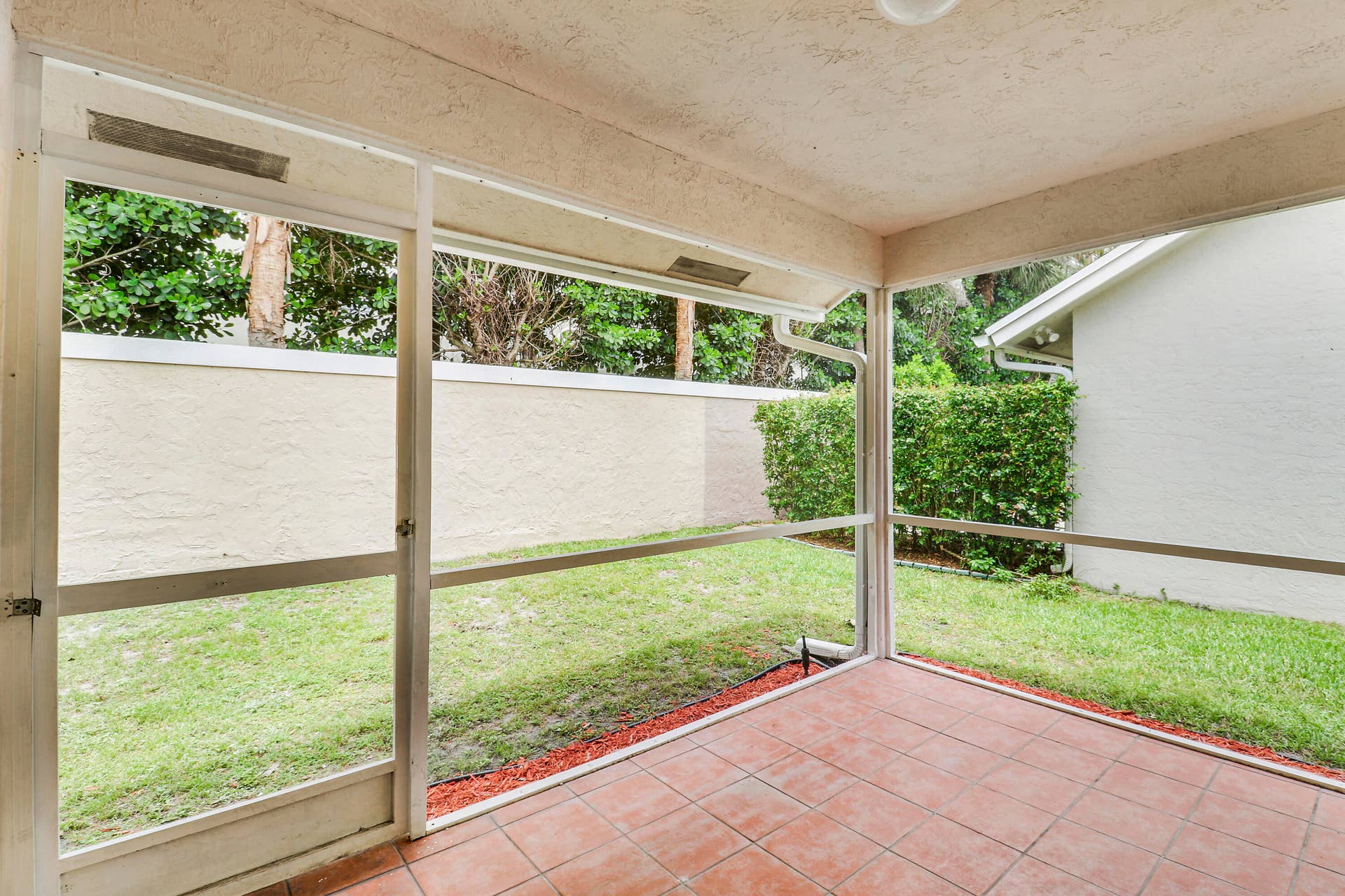 Screened-in patio