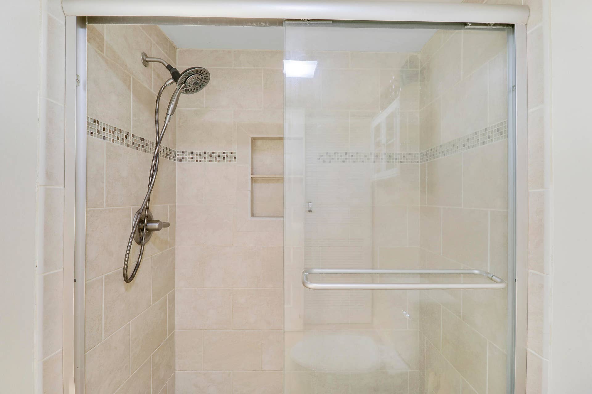 Master shower