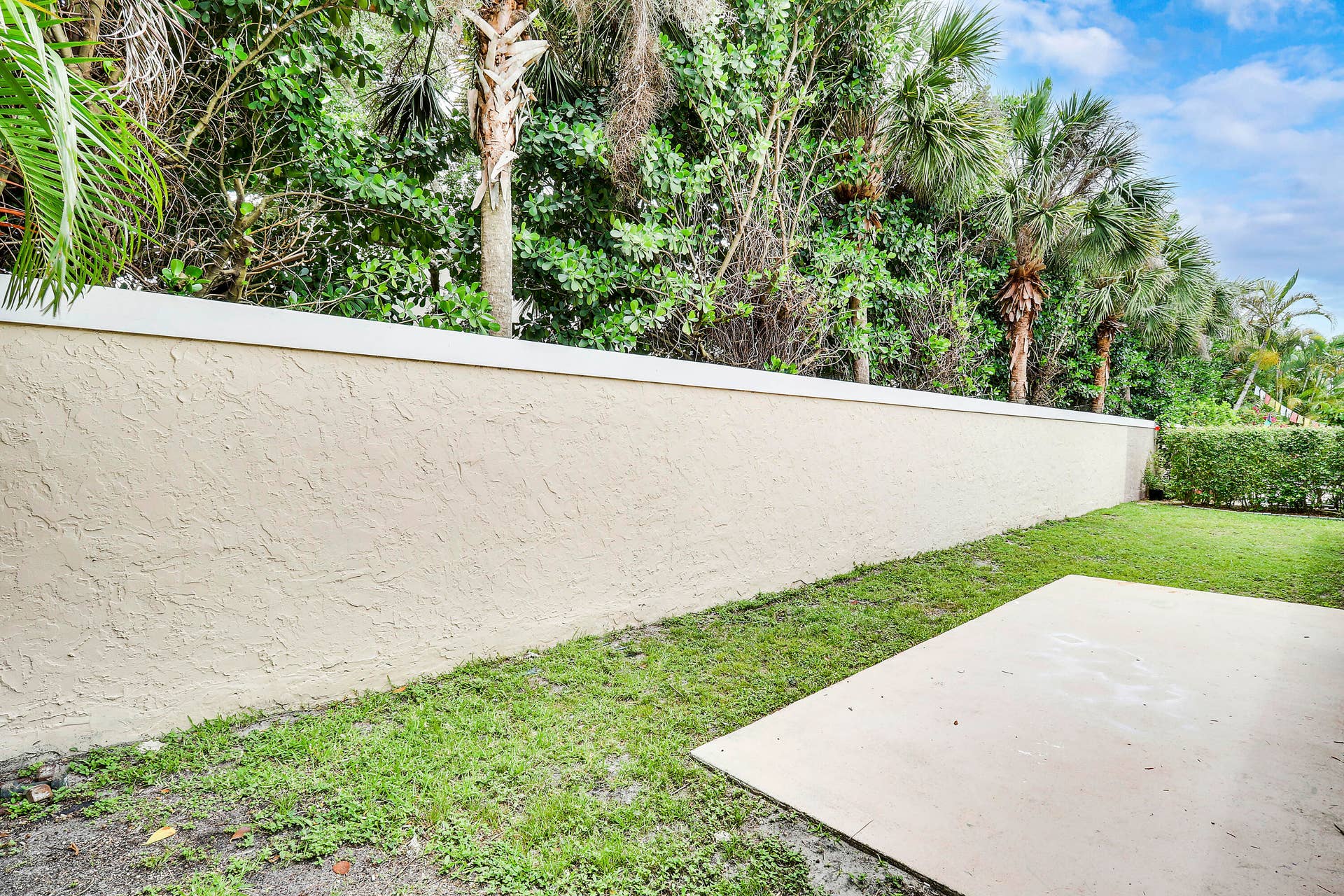 Back open patio