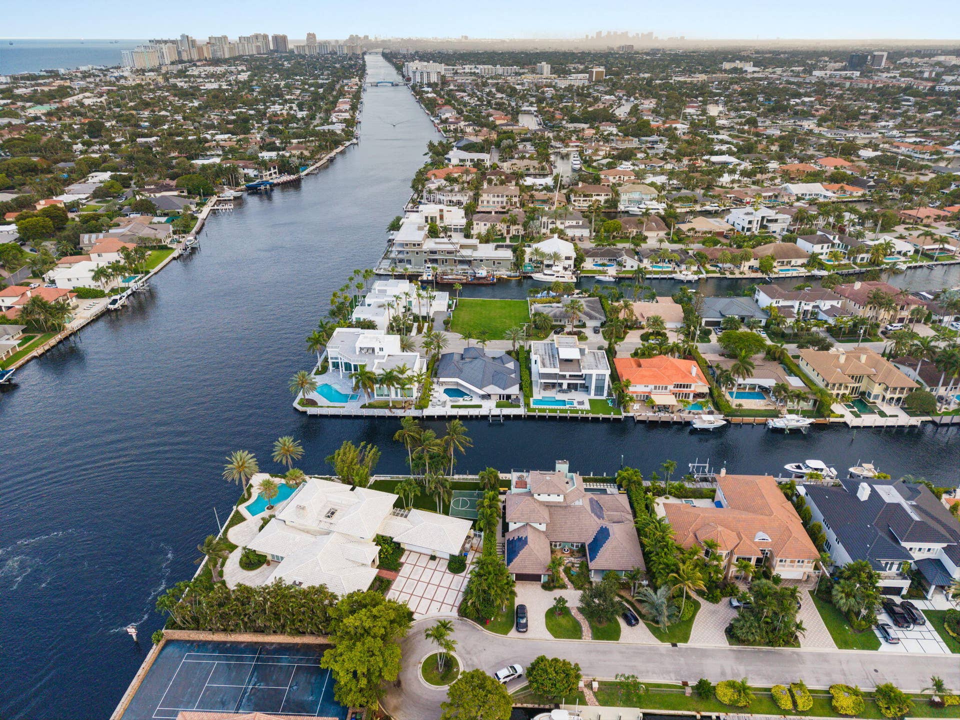 3321 NE 59th Street, Fort Lauderdale, FL 33308 areal view of intercoastal