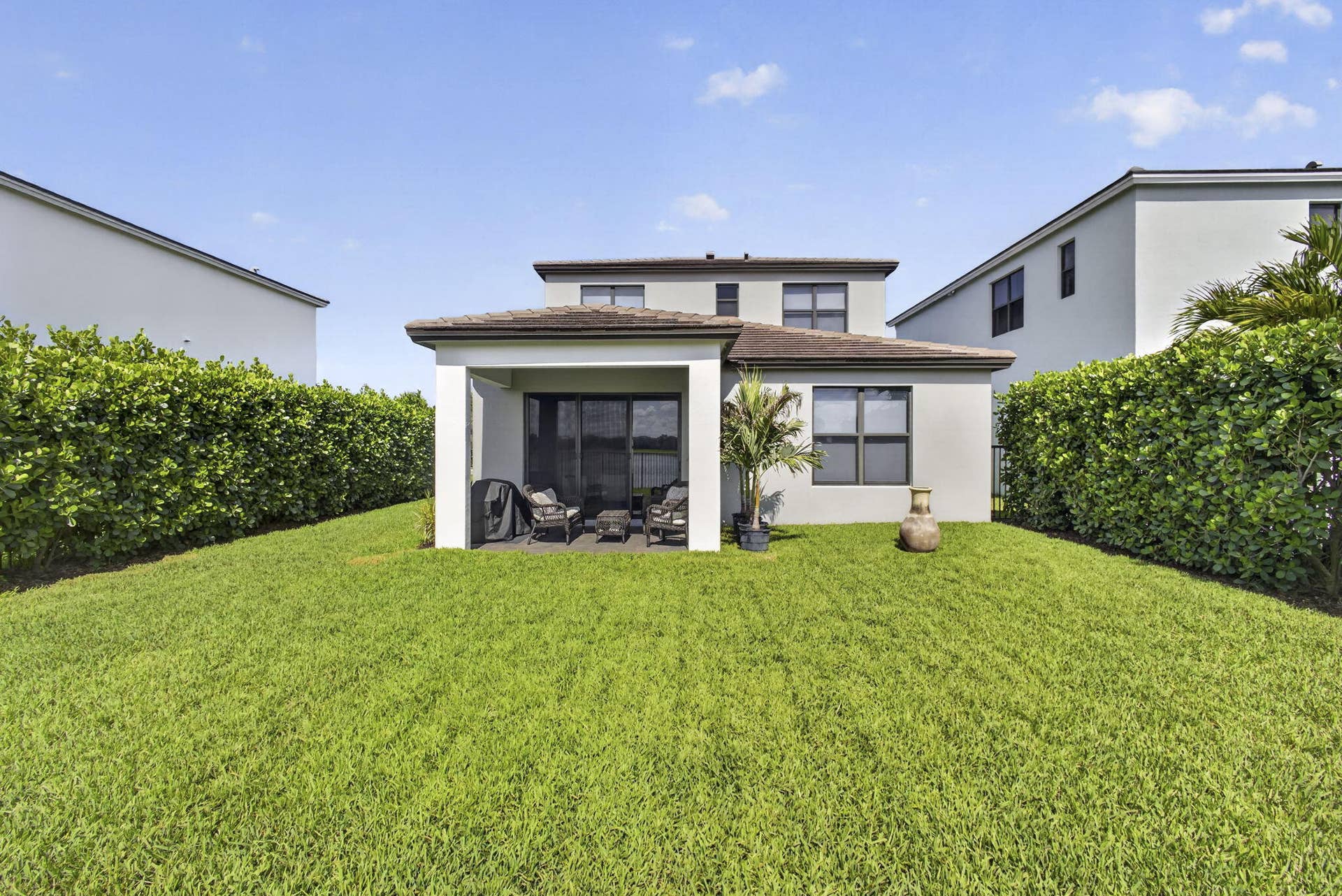 Large backyard with room for pool
