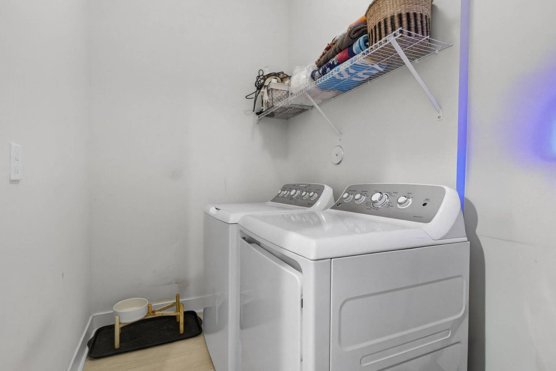 Air conditioned Laundry Room on 1st floor with sink (out of picture on right)