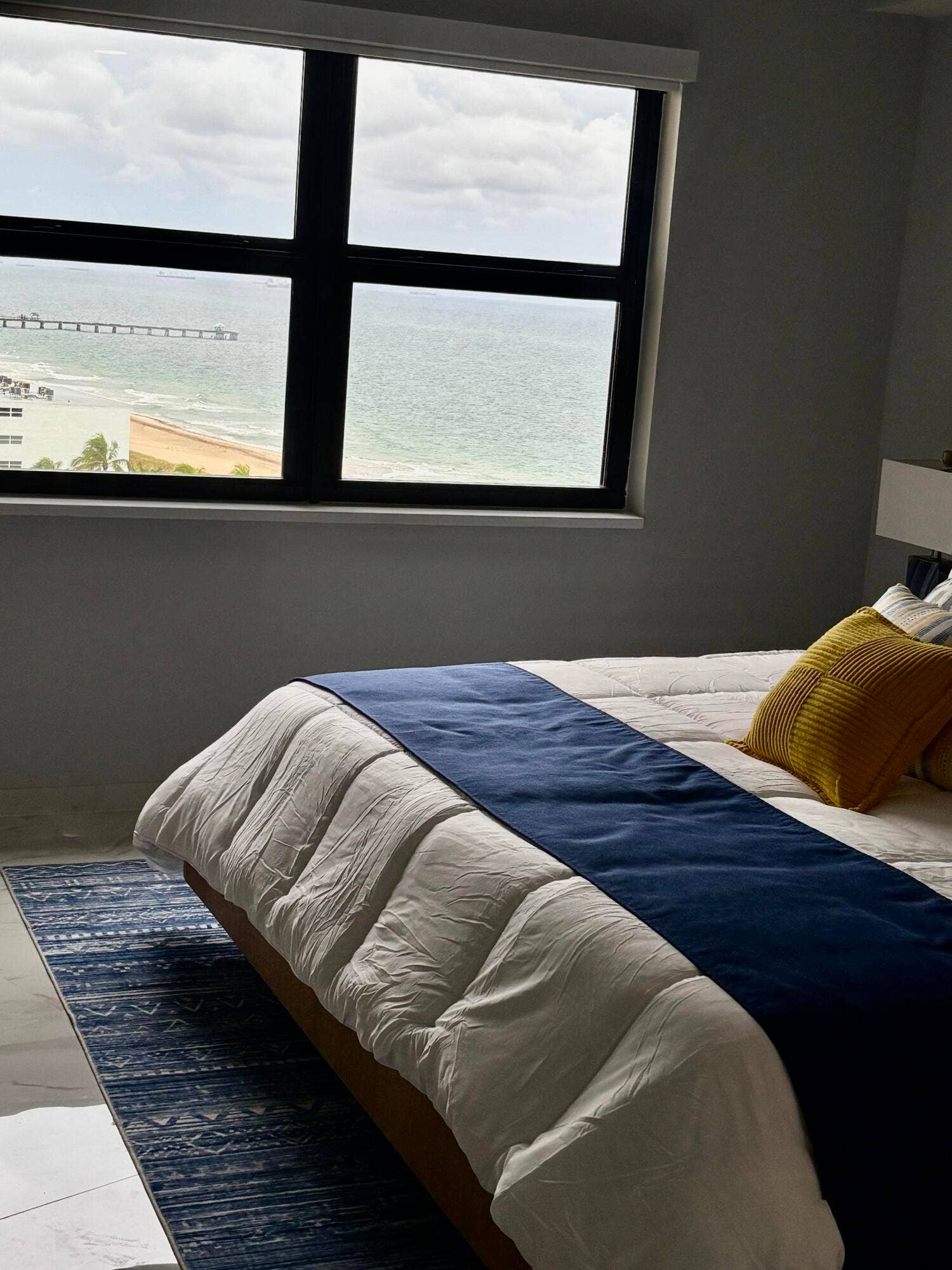 view from bedroom mirror