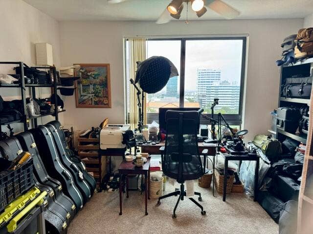 100 N Federal Highway, #1409, Fort Lauderdale, FL 33301 guest bedroom used as office