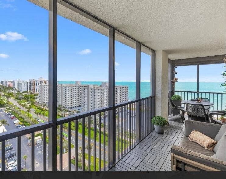 3400 S Ocean Boulevard, #Phg, Highland Beach, FL 33487 Balcony views