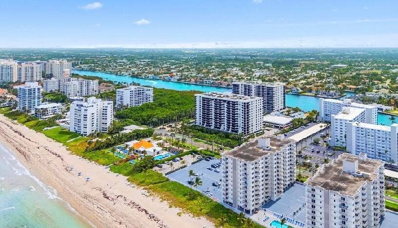 3400 S Ocean Boulevard, #Phg, Highland Beach, FL 33487 Aerial